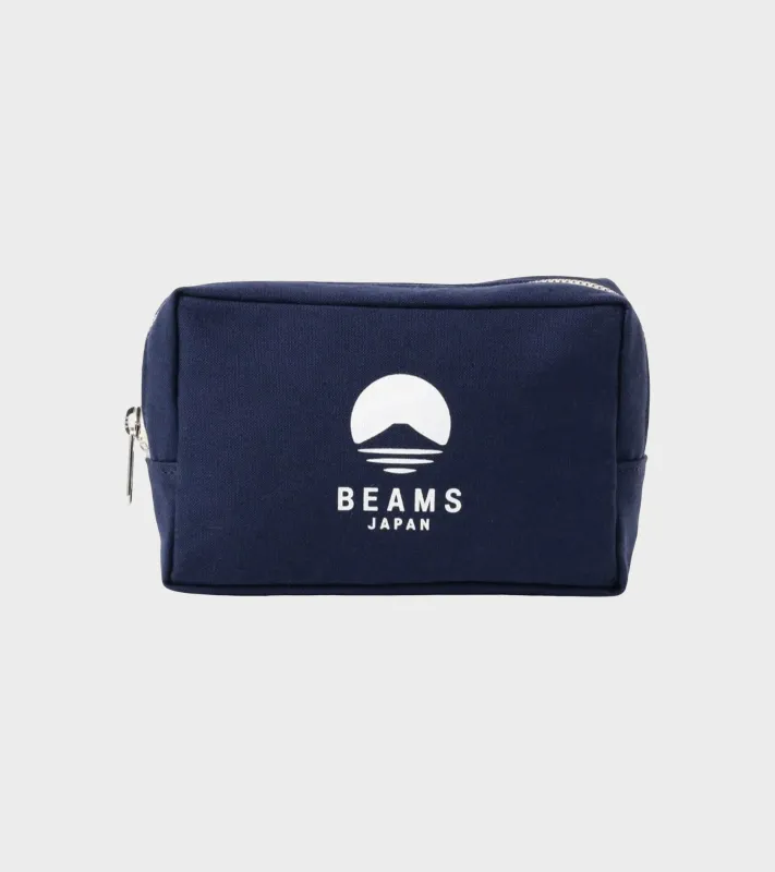 Evergreen Works x Beams Japan Large Pouch Navy sold by Dr. Adams