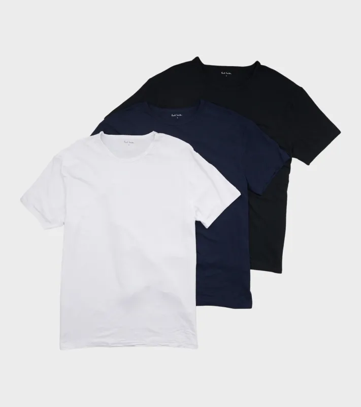 Modal T-shirt 3-pack Navy/White/Black sold by Dr. Adams