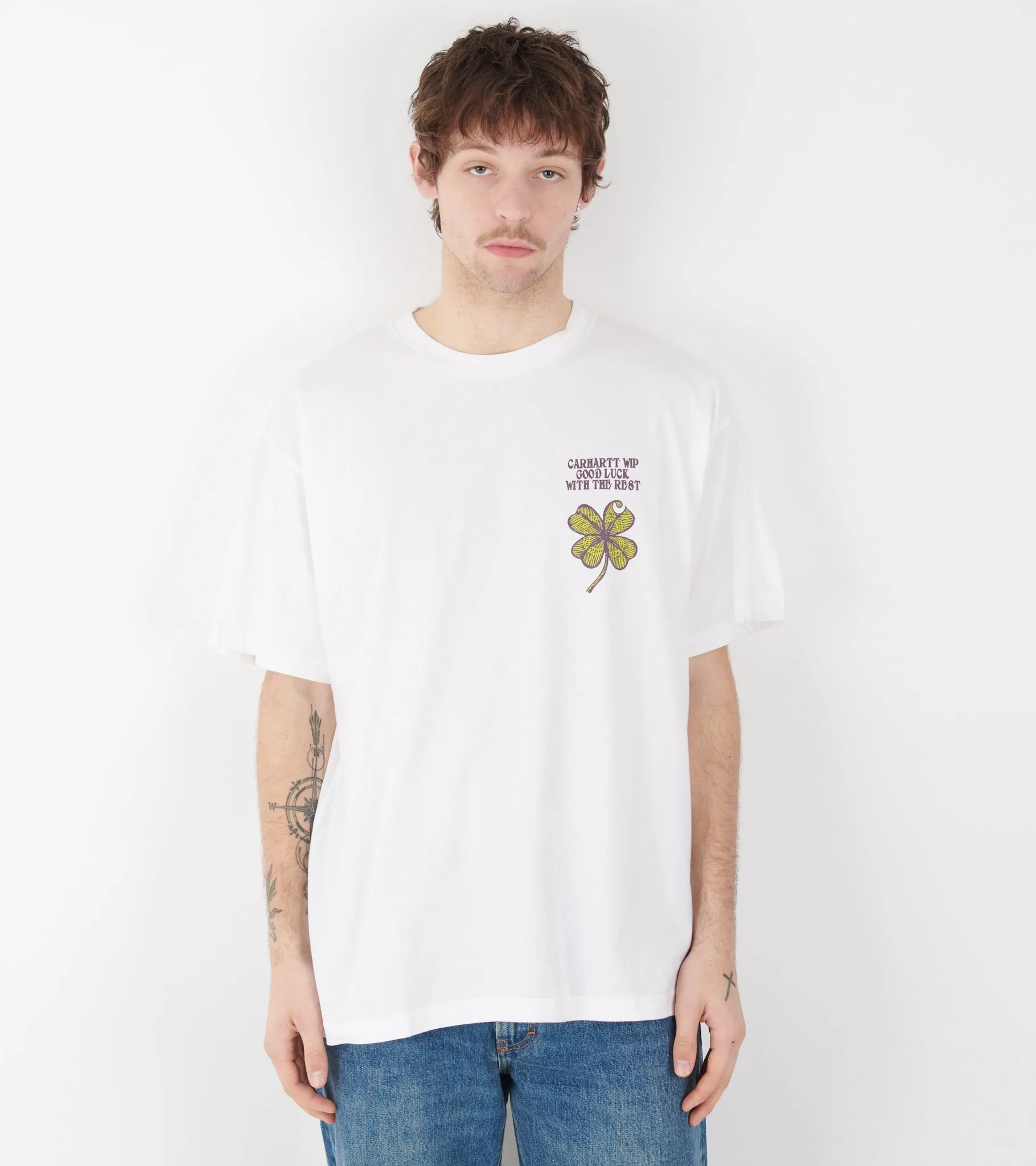 S/S Clover T-shirt White sold by Dr. Adams product image thumbnail 2