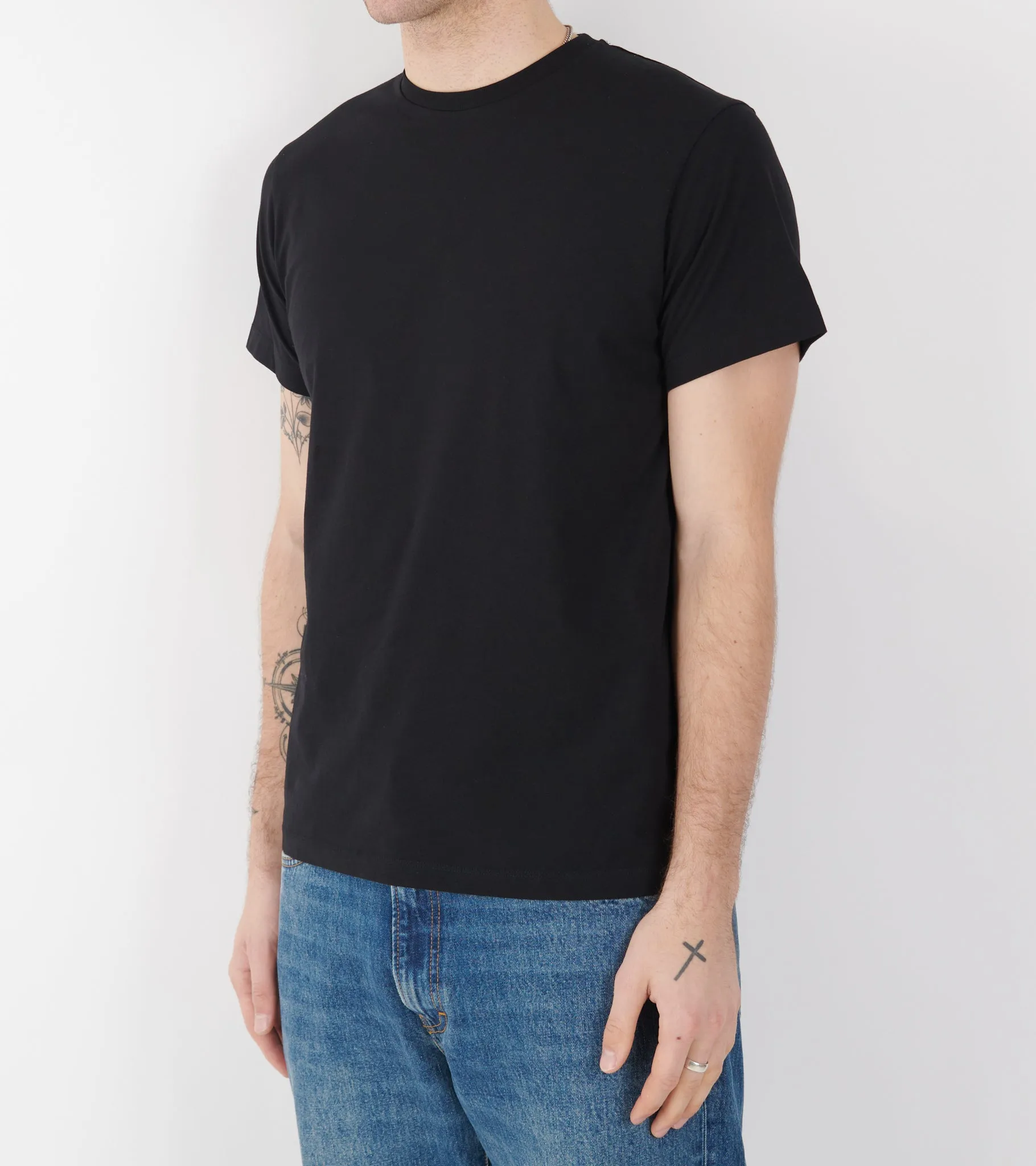 Basic Cotton T-shirt Black sold by Dr. Adams product image thumbnail 3