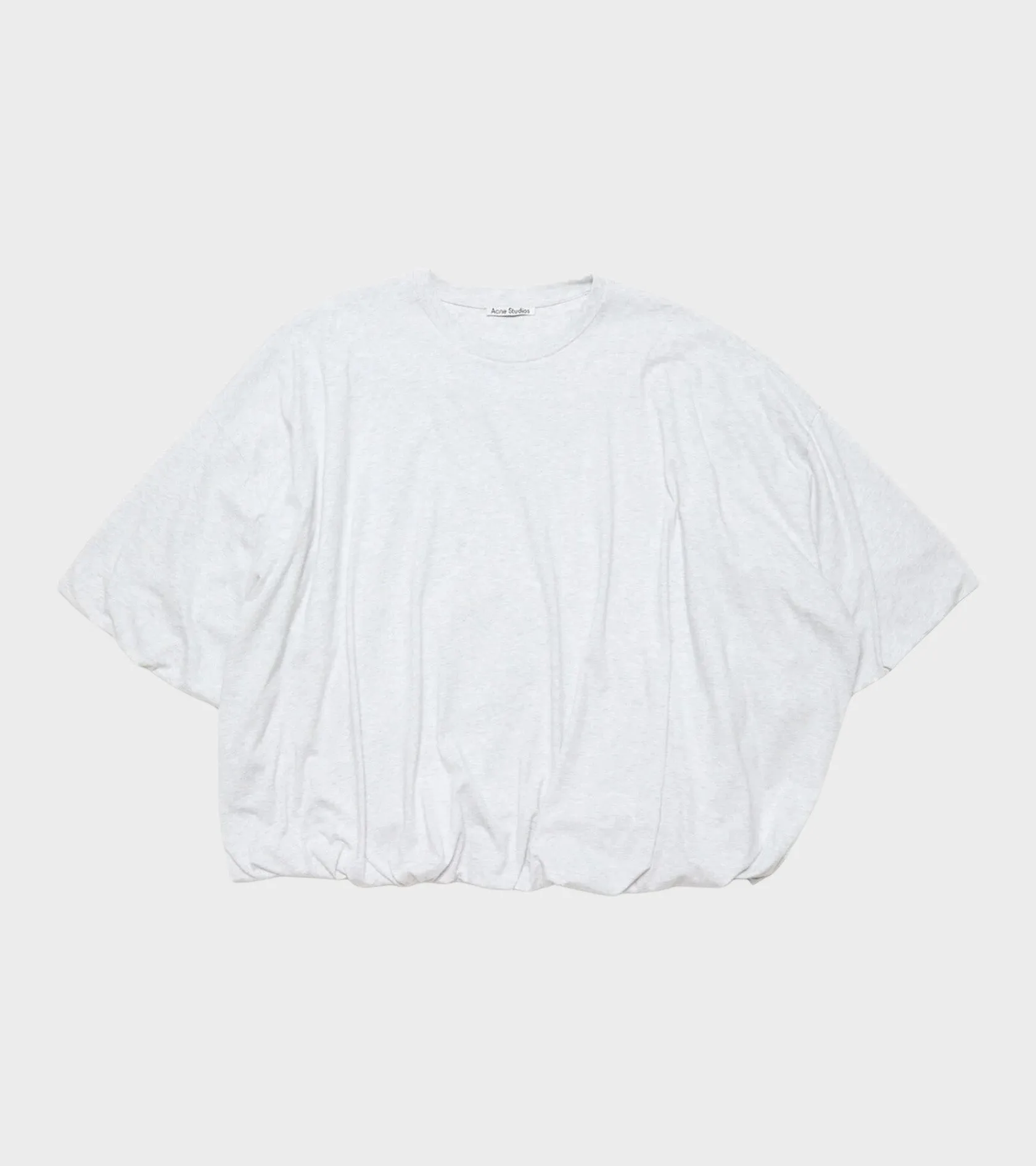 Gathered Logo T-shirt Grey Melange sold by Dr. Adams