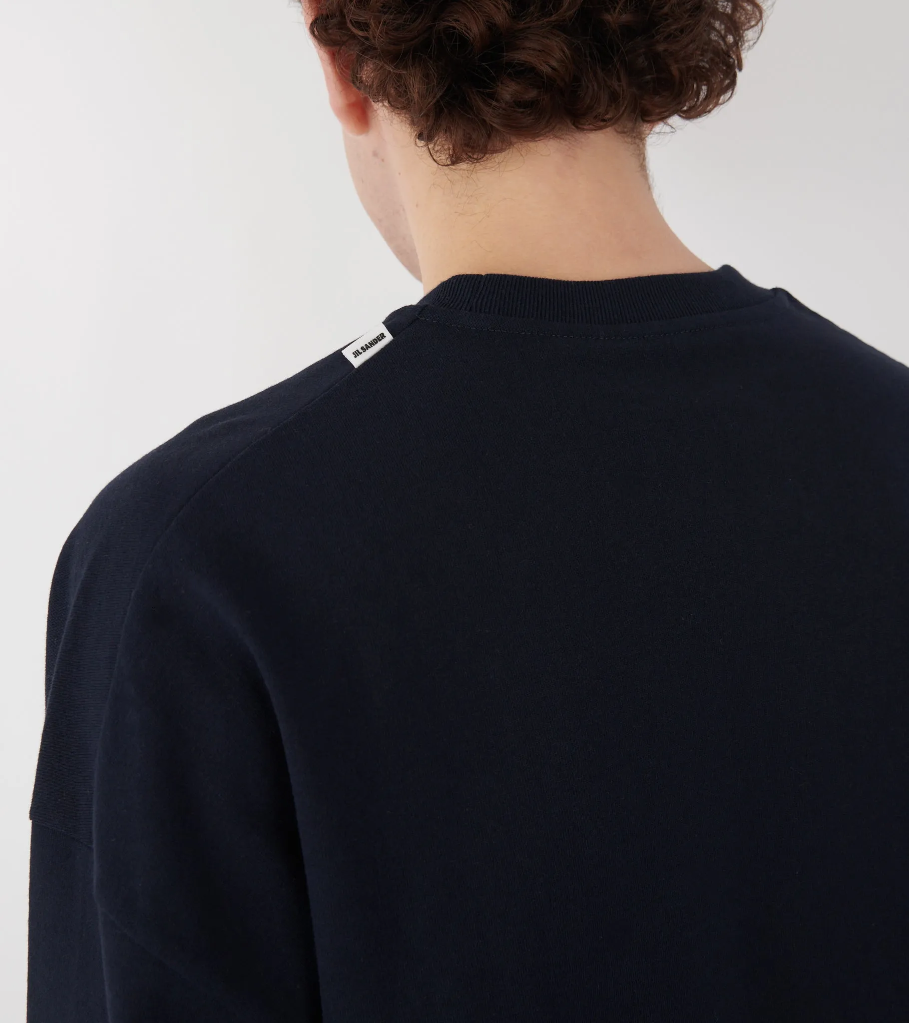 Compact Cotton Jersey L/S T-shirt Navy sold by Dr. Adams product image thumbnail 5
