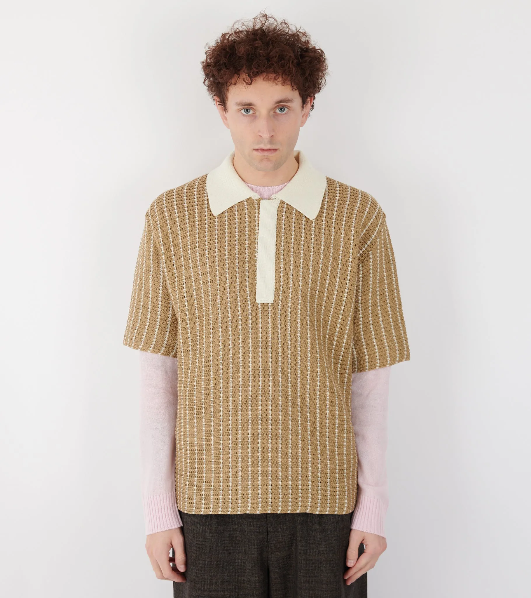 Cotton Knit S/S Polo Shirt Deer sold by Dr. Adams product image thumbnail 2