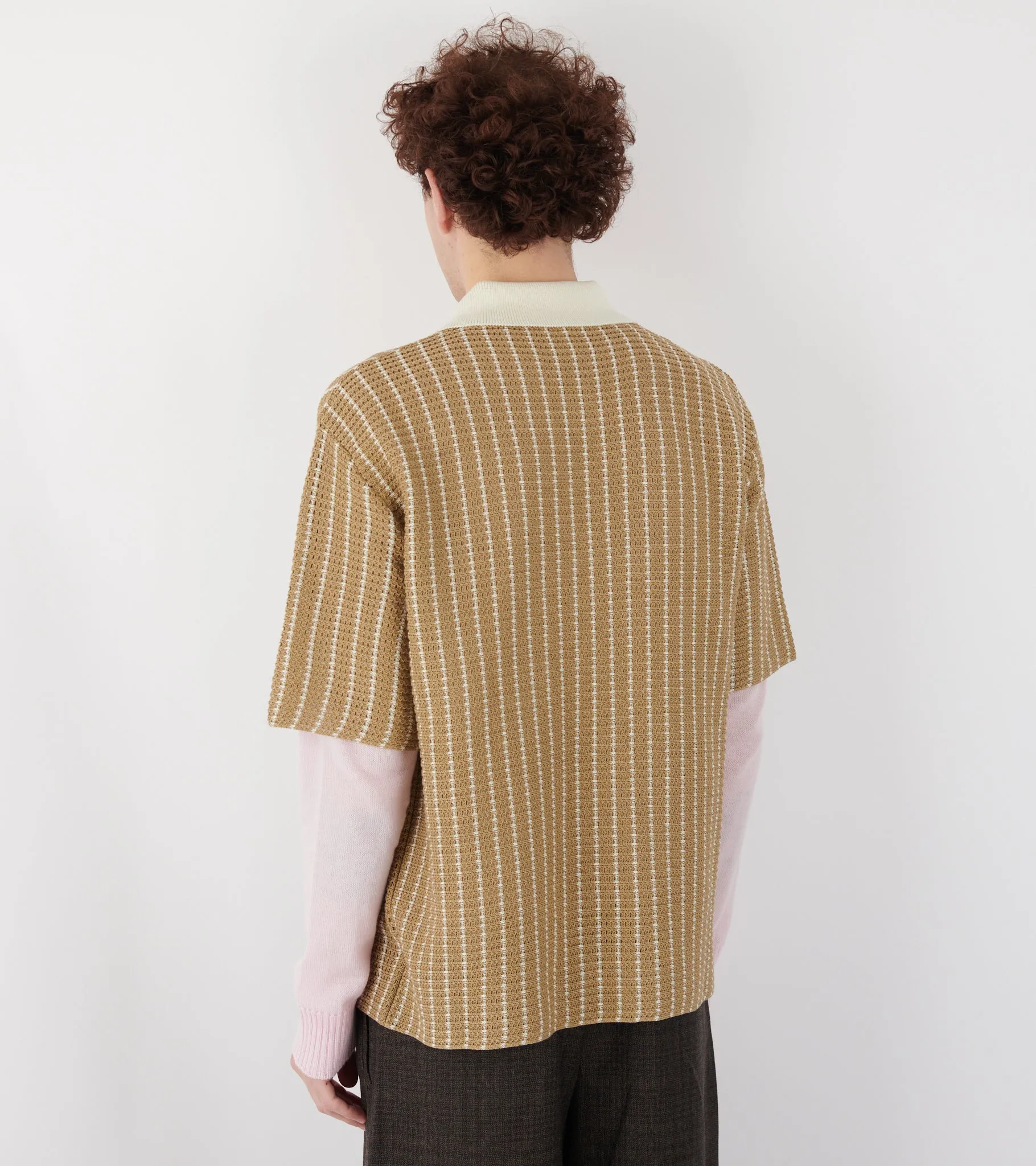 Cotton Knit S/S Polo Shirt Deer sold by Dr. Adams product image thumbnail 5