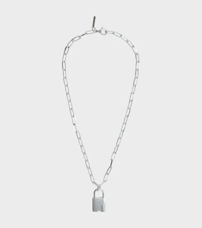 Padlock Necklace Silver sold by Dr. Adams
