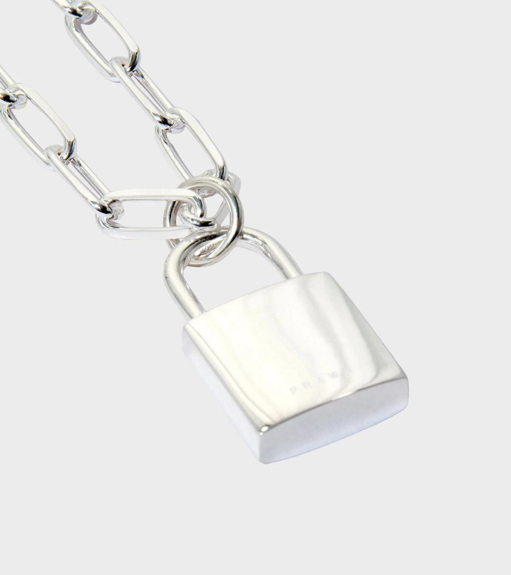 Padlock Necklace Silver sold by Dr. Adams product image thumbnail 4