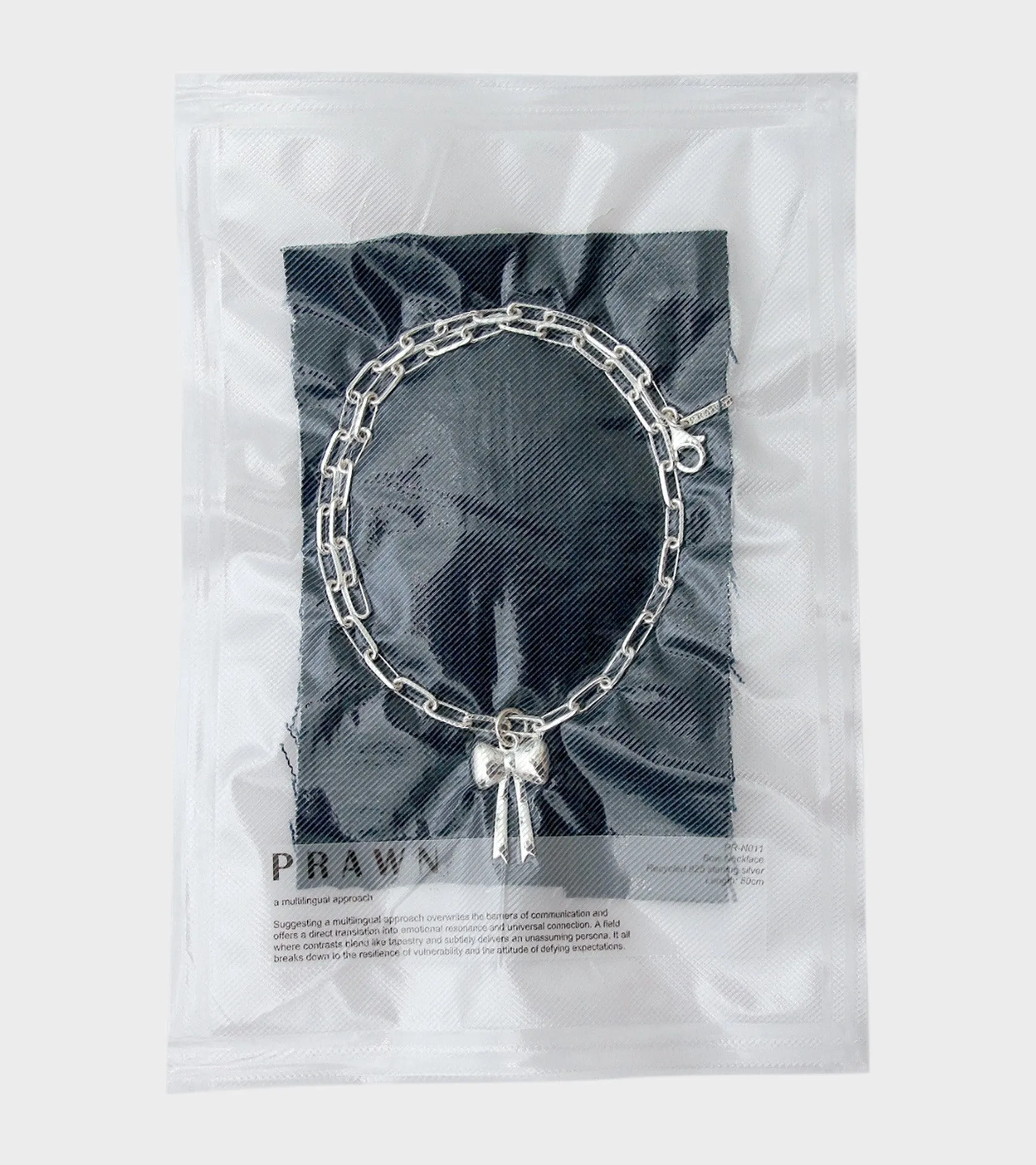 Bow Necklace Silver sold by Dr. Adams product image thumbnail 3