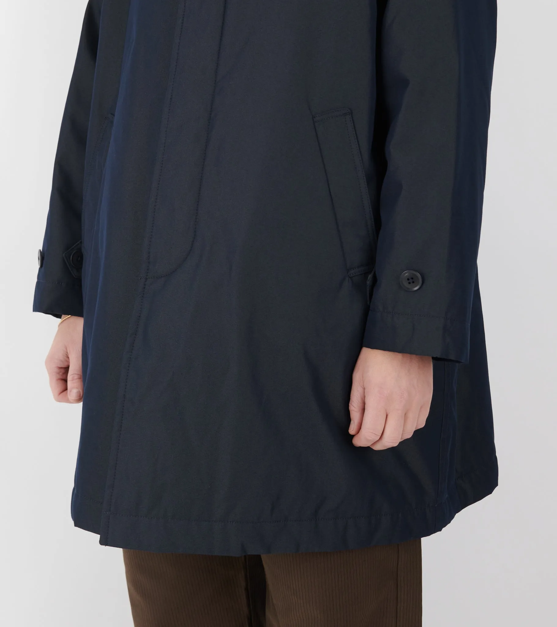 Cotton Blend Coat Dark Navy sold by Dr. Adams product image thumbnail 5