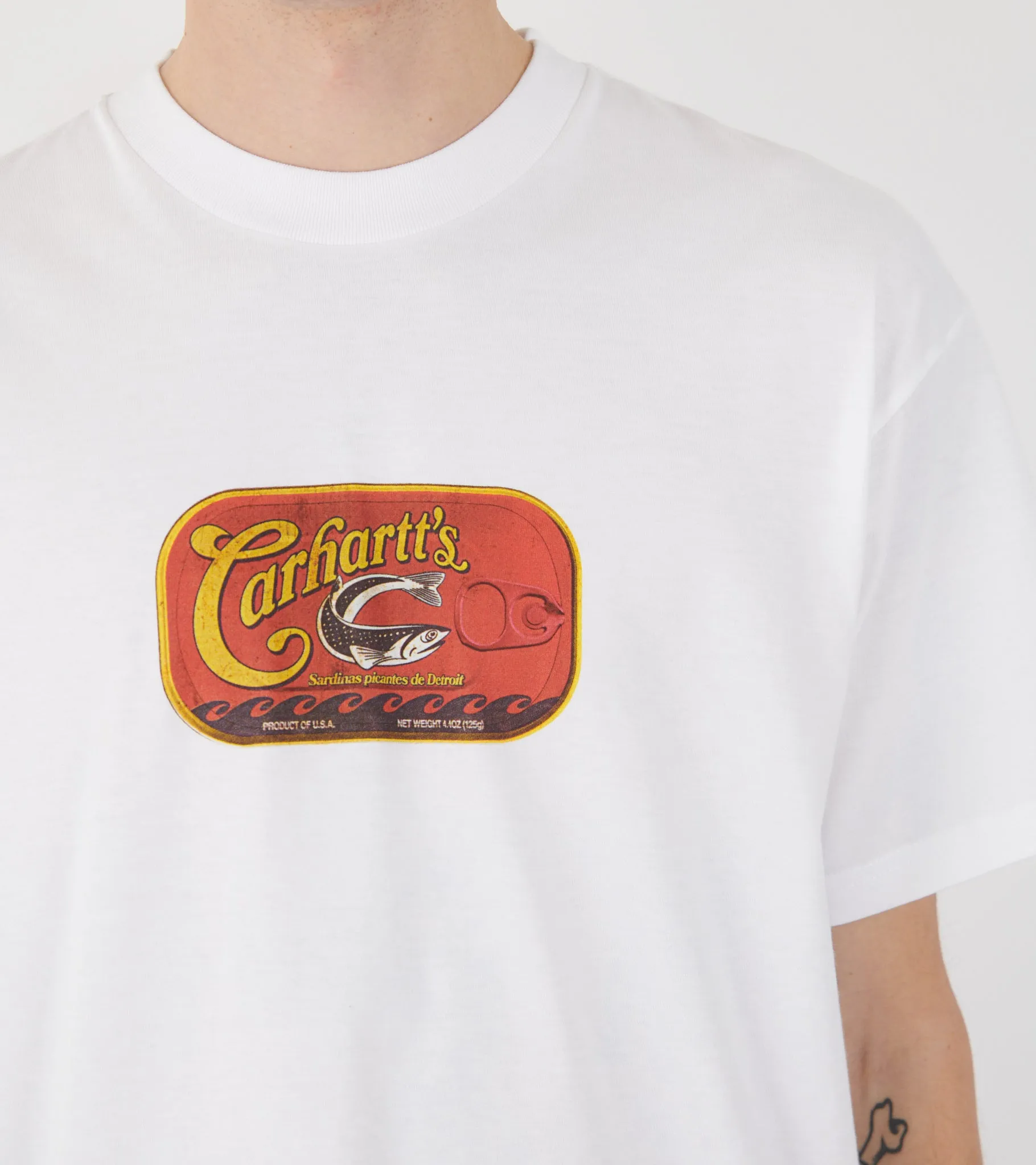 S/S Sardinas T-shirt White sold by Dr. Adams product image thumbnail 4