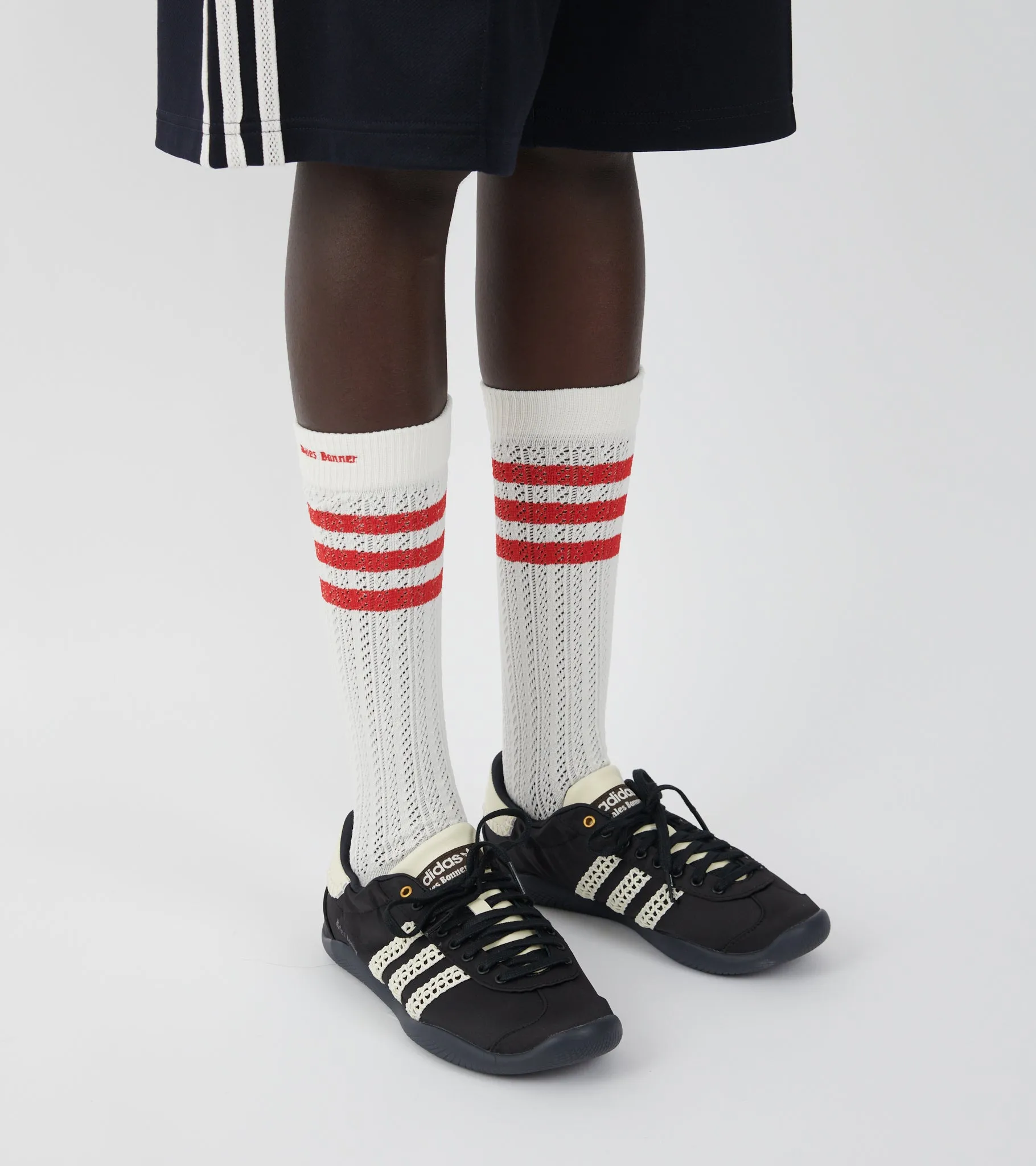 WB Cro Hi Socks Cwhite/Nbrow sold by Dr. Adams product image thumbnail 2