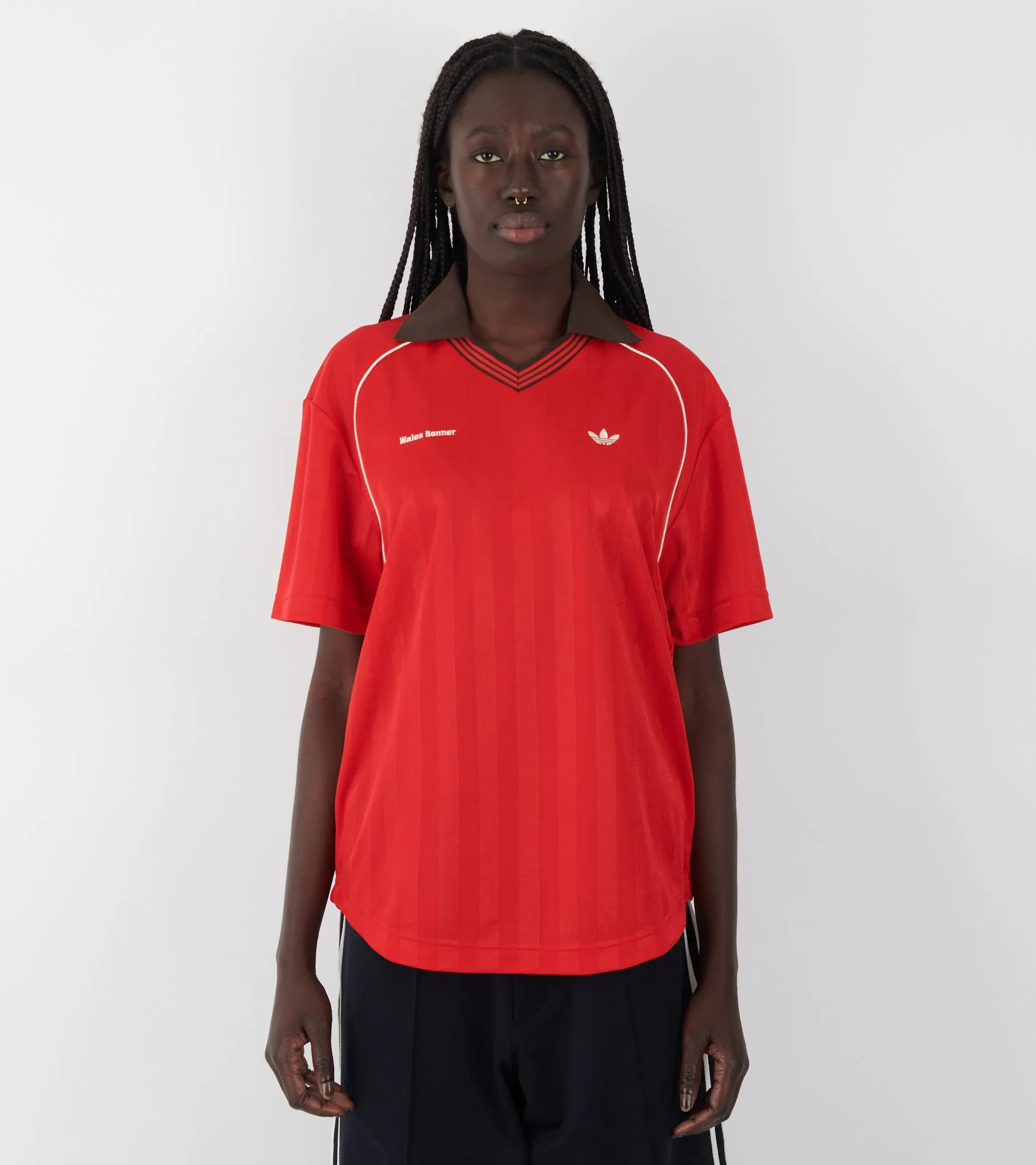 WB Football Tee Better Scarlet/Dark Brown sold by Dr. Adams product image thumbnail 3