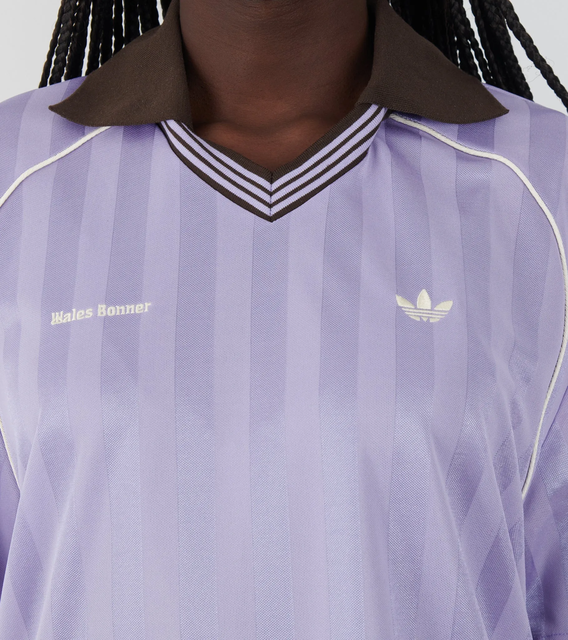 WB Football Tee Light Purple/Dark Brown sold by Dr. Adams product image thumbnail 3