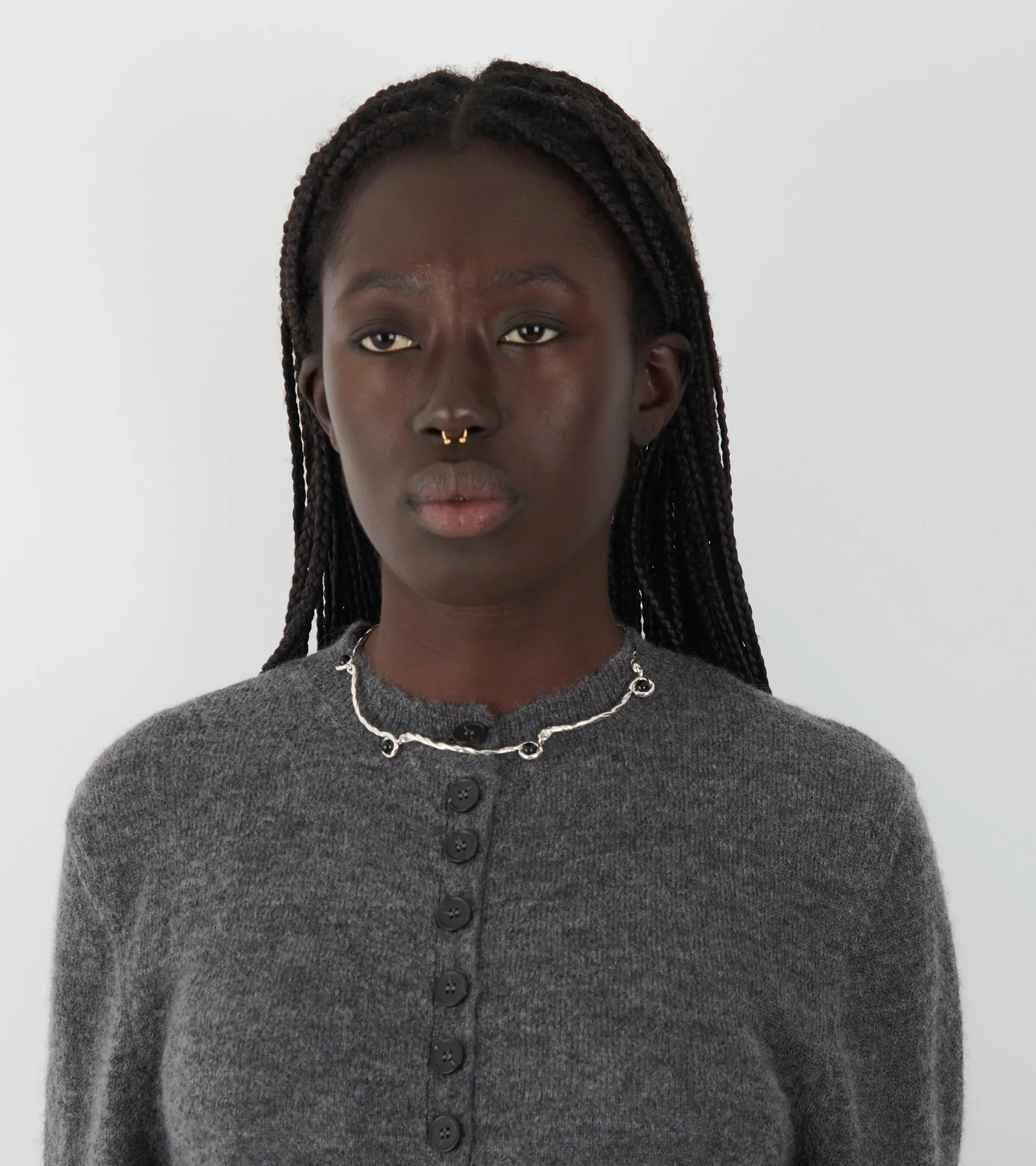 Petite Lago Onxy Necklace Silver sold by Dr. Adams product image thumbnail 2