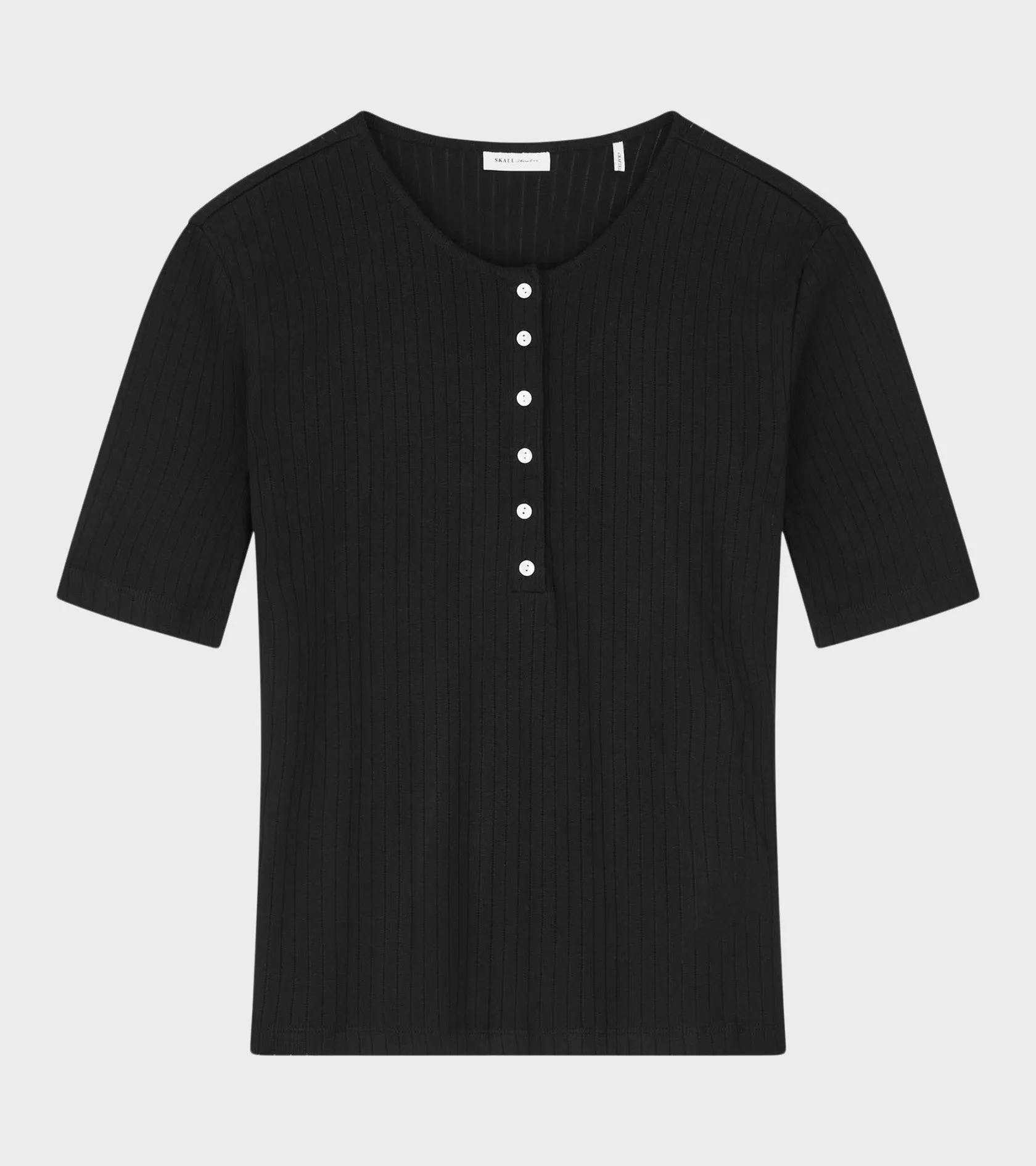 Liv Henley Tee Black sold by Dr. Adams