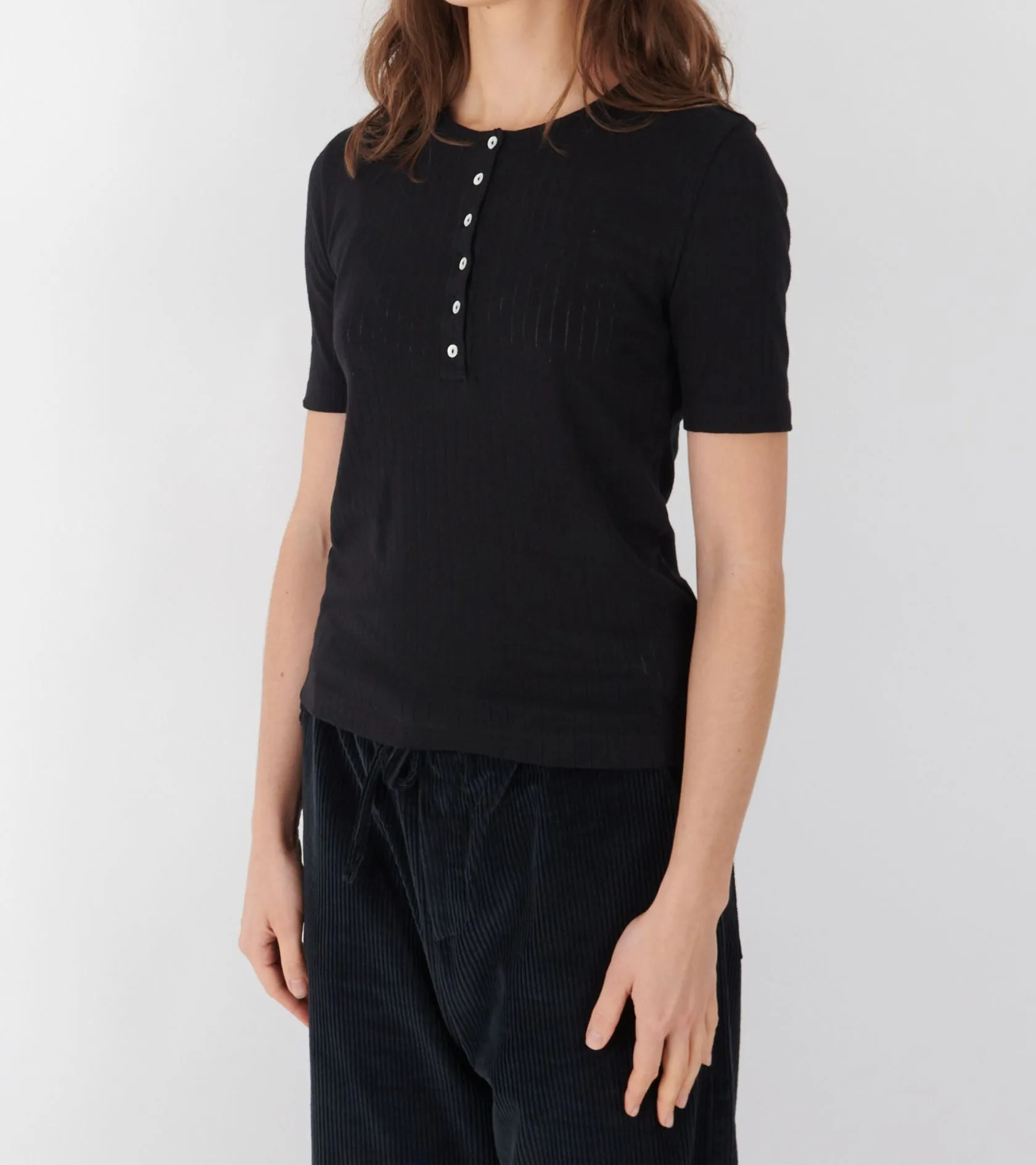 Liv Henley Tee Black sold by Dr. Adams product image thumbnail 3