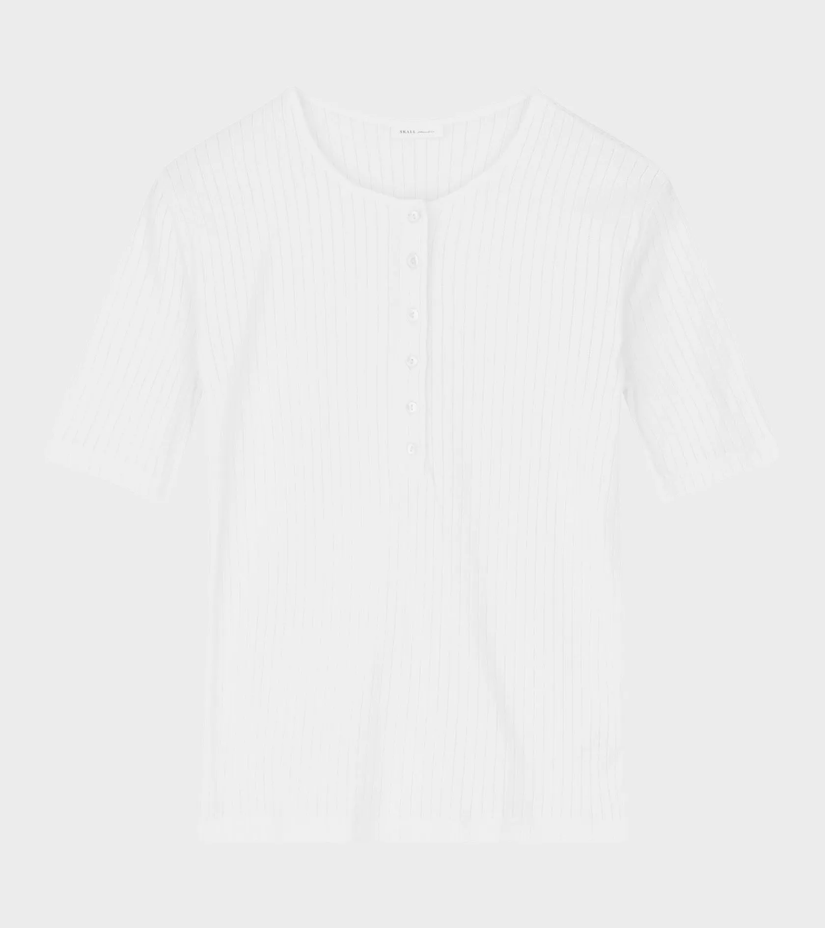 Liv Henley Tee Optic White sold by Dr. Adams