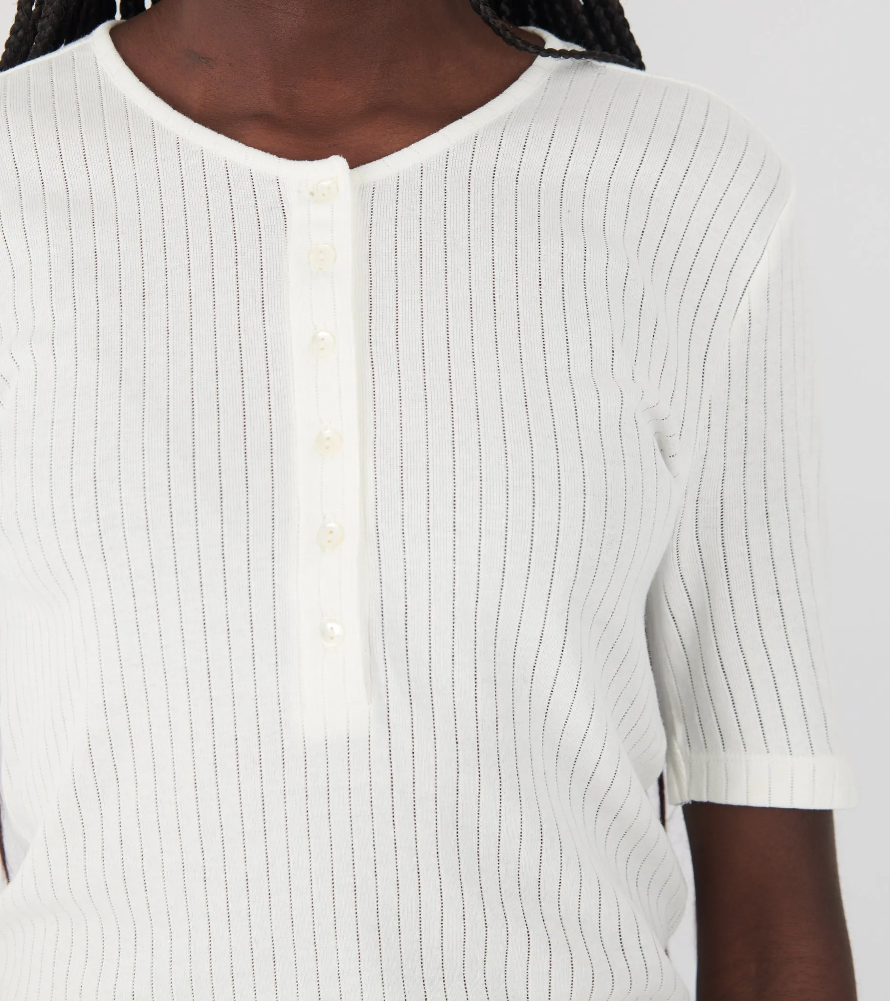 Liv Henley Tee Optic White sold by Dr. Adams product image thumbnail 4