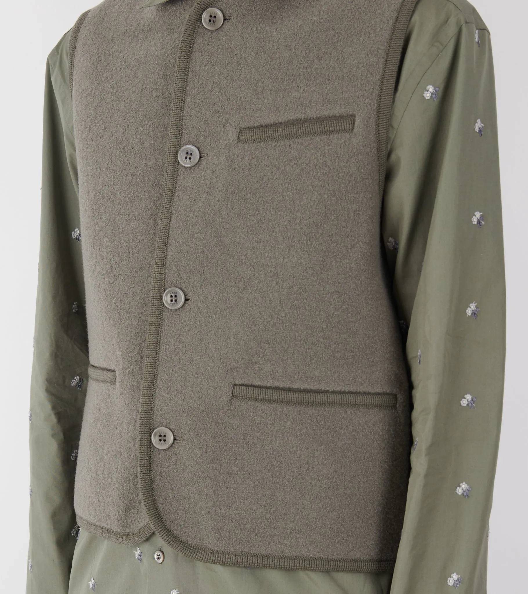 Walker Felted Vest Camoscio sold by Dr. Adams product image thumbnail 4