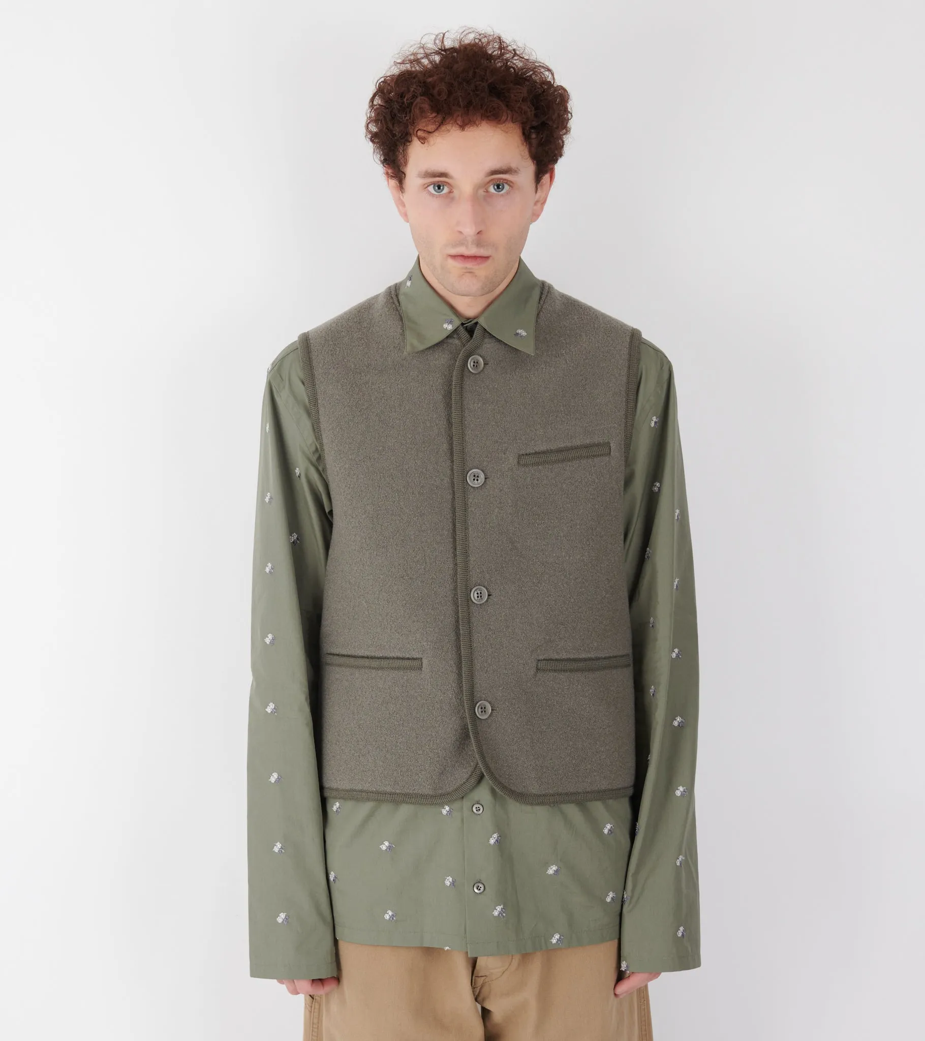 Walker Felted Vest Camoscio sold by Dr. Adams product image thumbnail 2