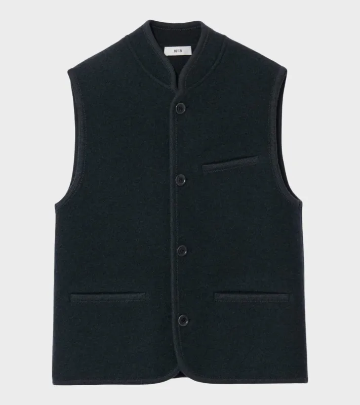 Walker Felted Vest Plombe sold by Dr. Adams