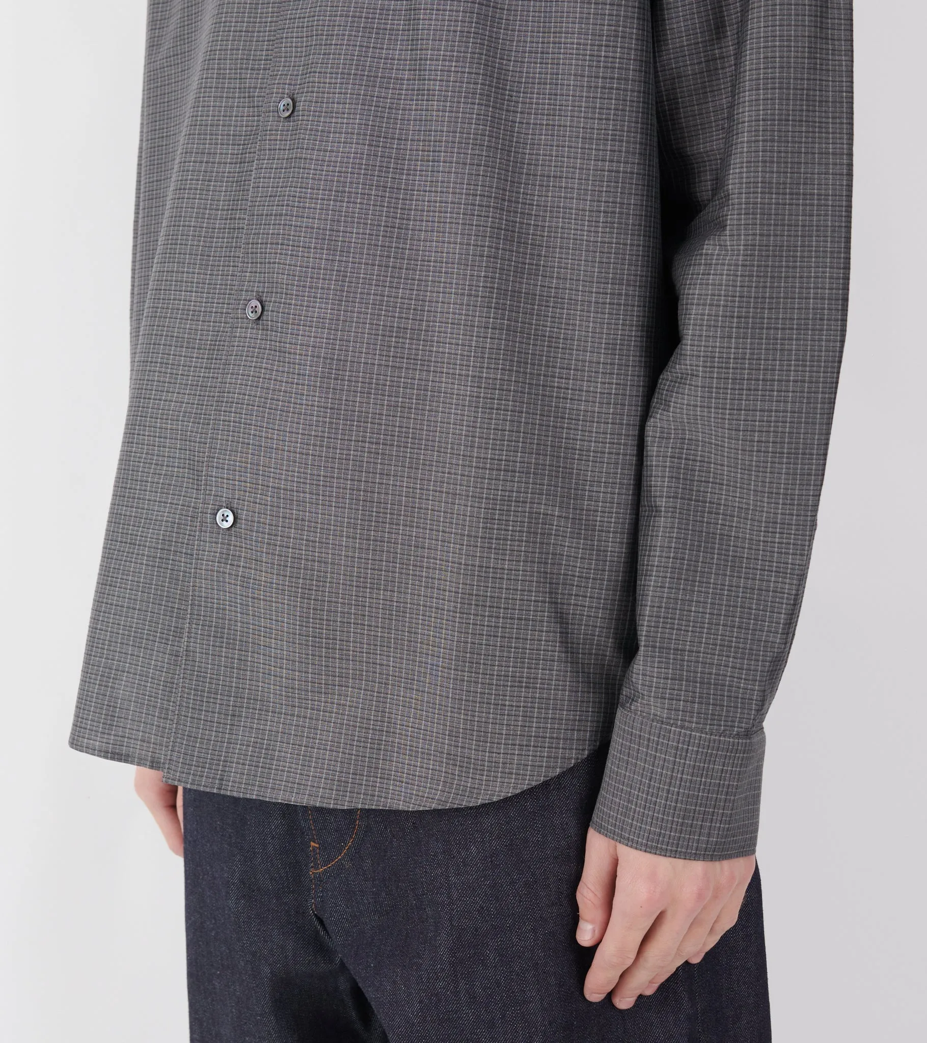 Volume Shirt Grid Charcoal sold by Dr. Adams product image thumbnail 4