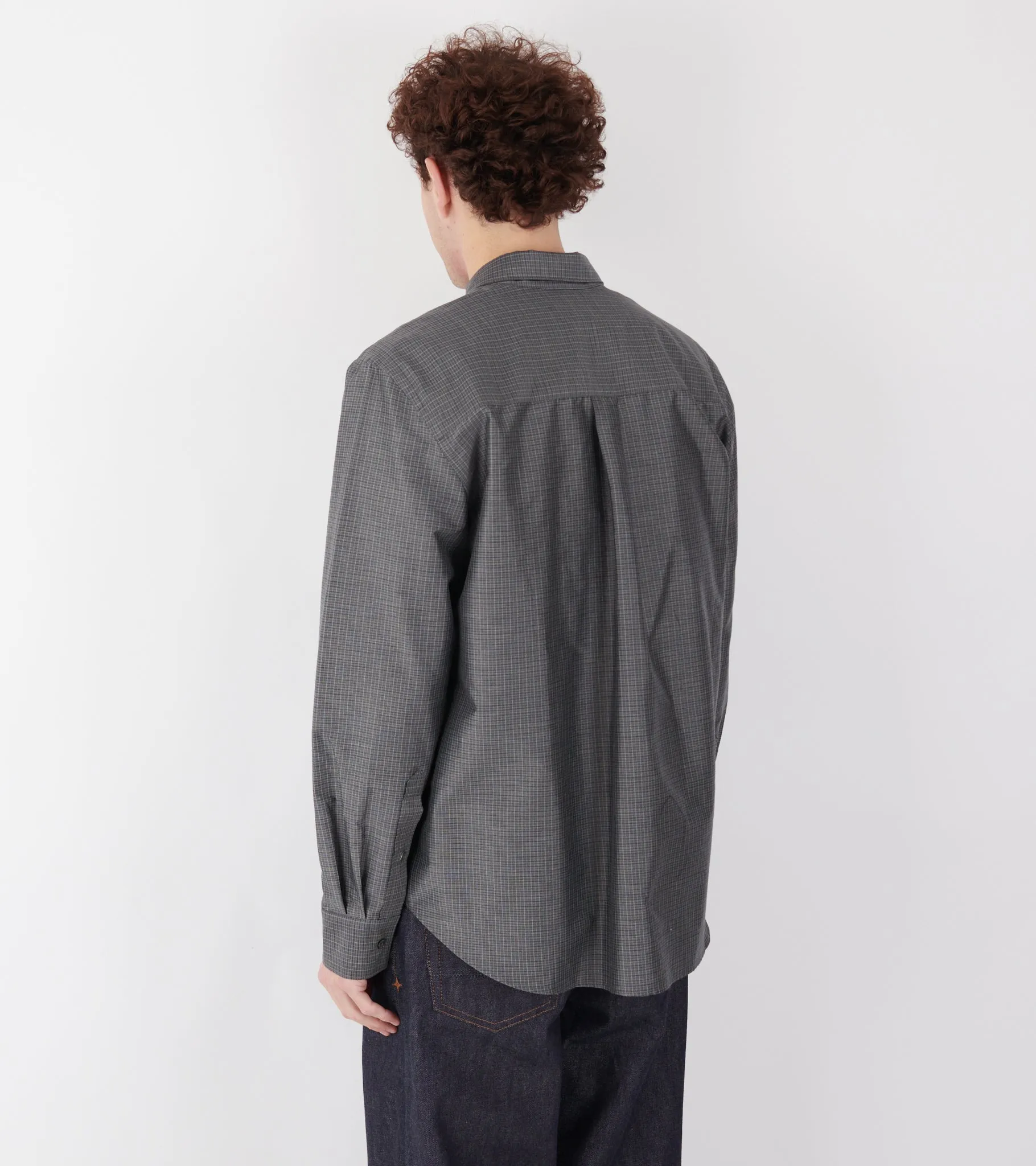 Volume Shirt Grid Charcoal sold by Dr. Adams product image thumbnail 5