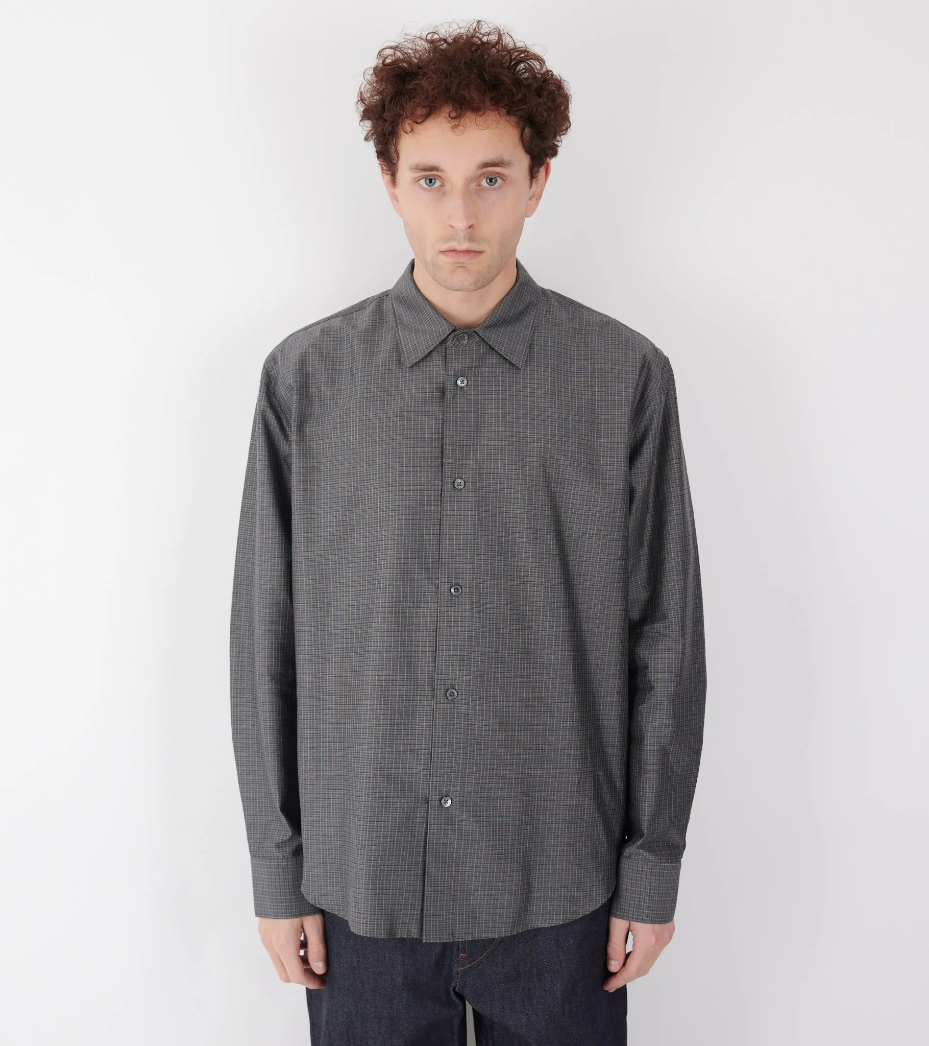 Volume Shirt Grid Charcoal sold by Dr. Adams product image thumbnail 2