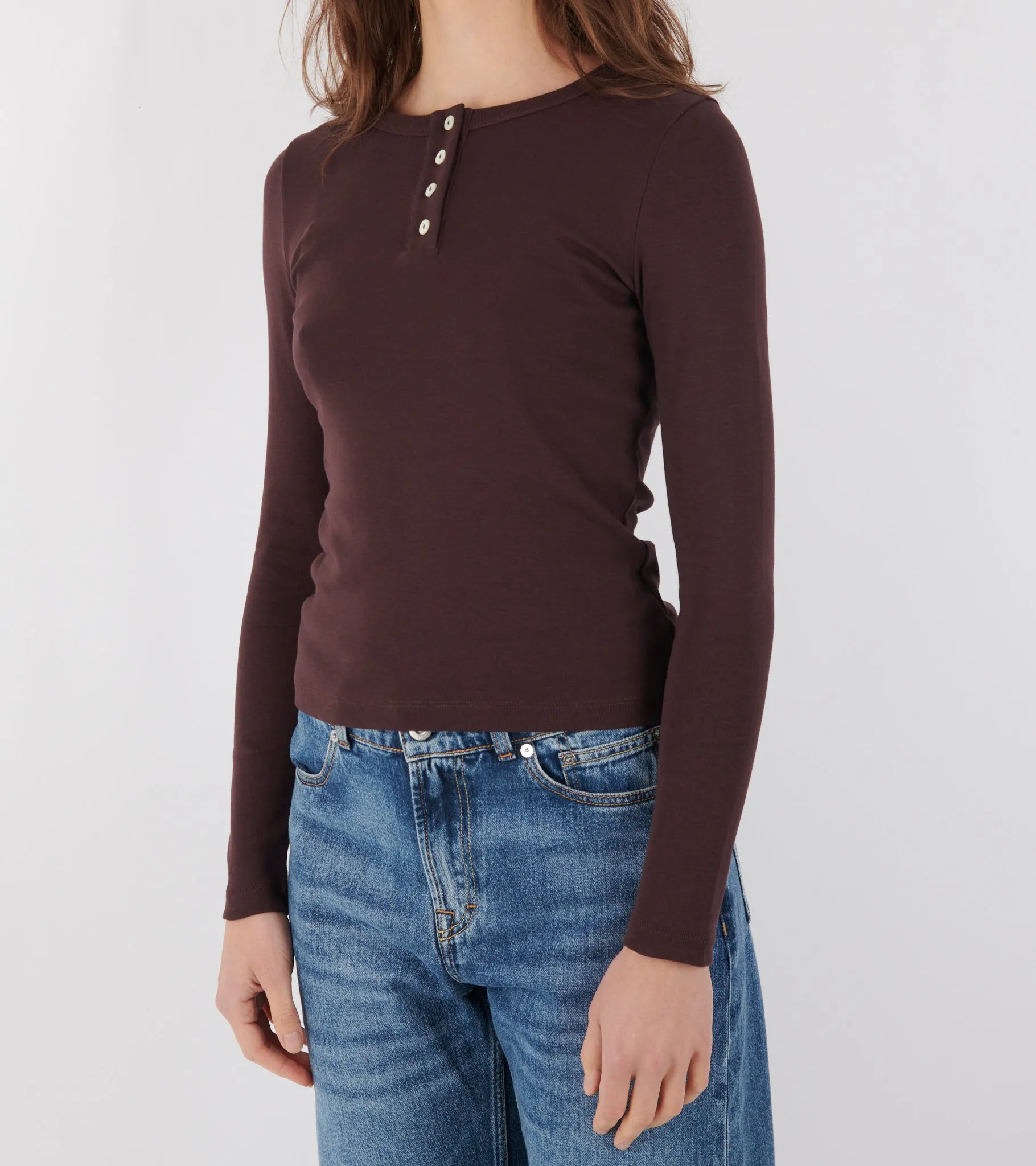Jess Longsleeve Choco Plum sold by Dr. Adams product image thumbnail 3