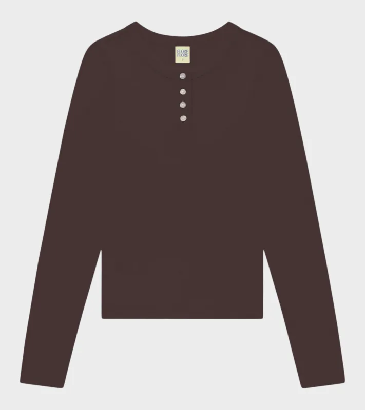 Jess Longsleeve Choco Plum made by FLORE FLORE