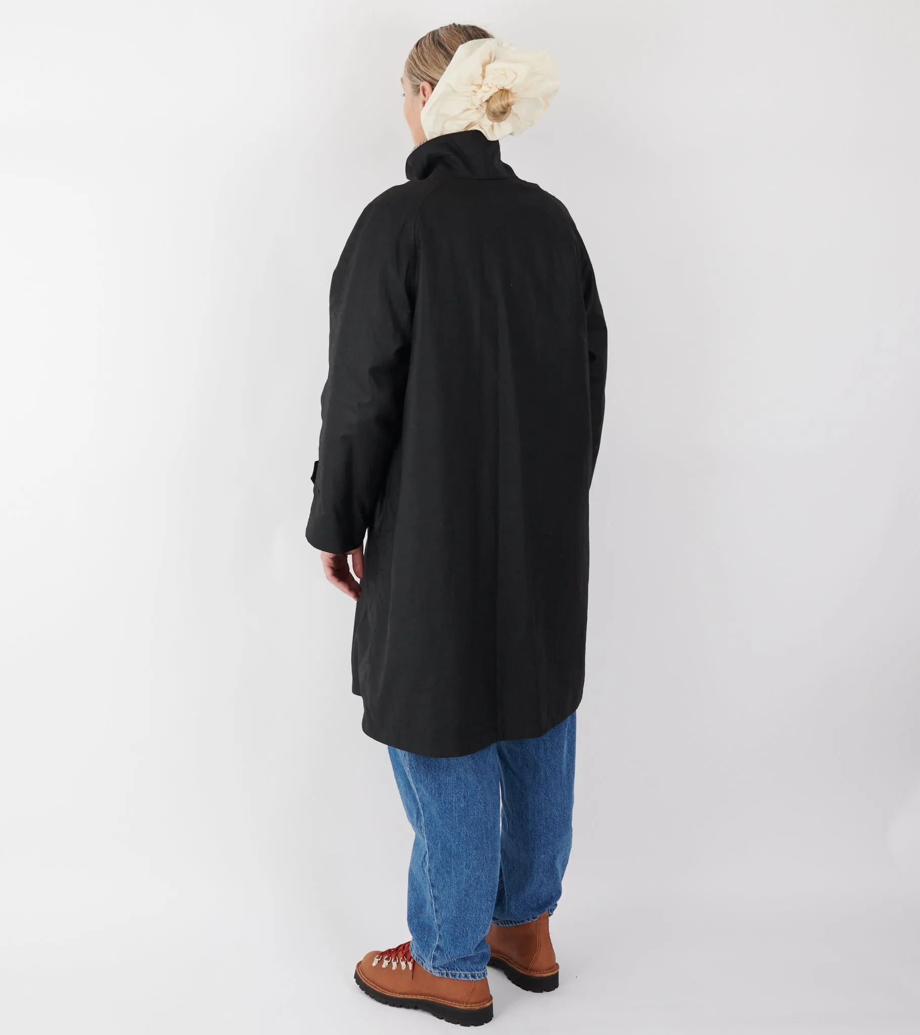 Oilskin Coat Black sold by Dr. Adams product image thumbnail 5