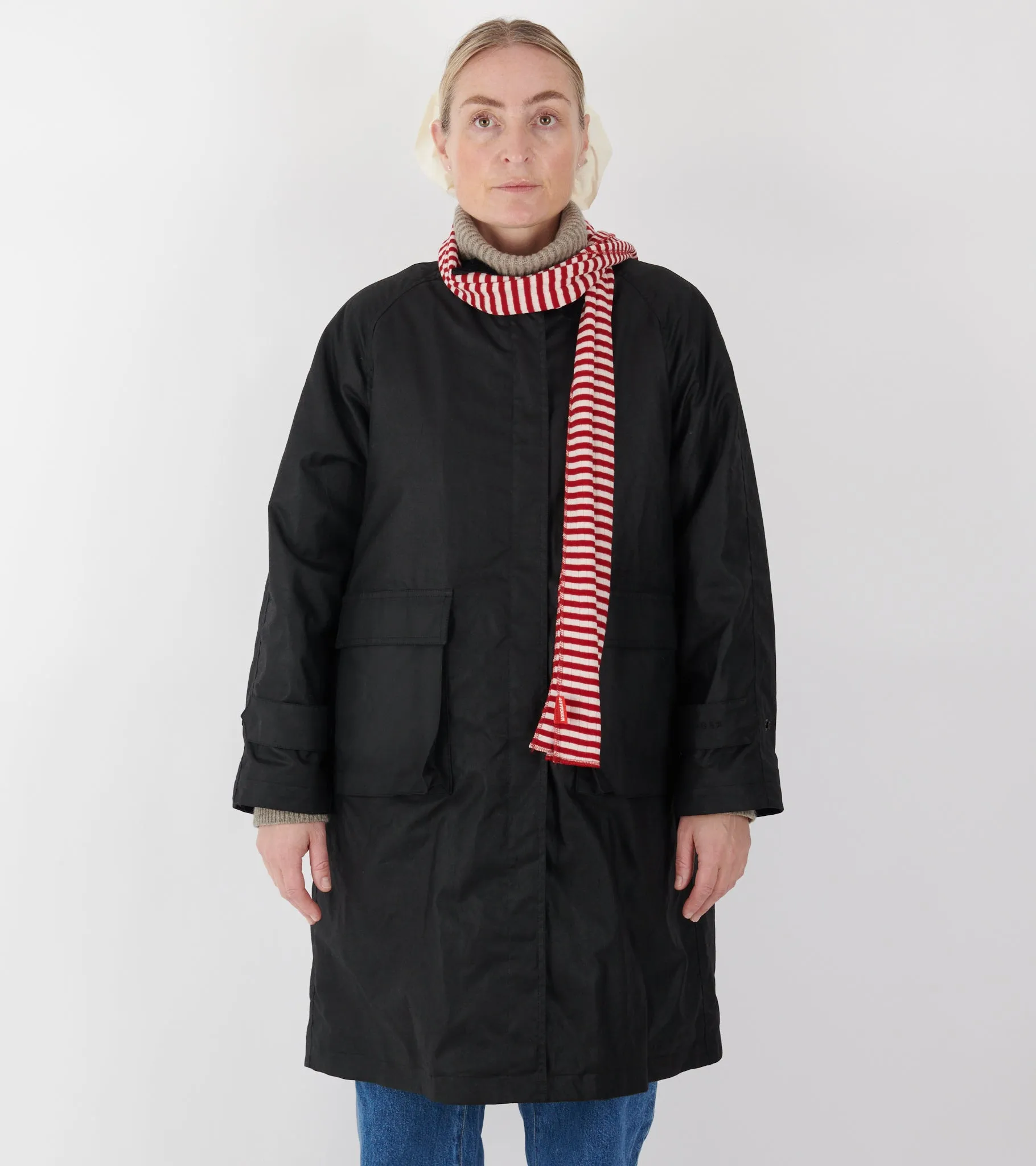 Oilskin Coat Black sold by Dr. Adams product image thumbnail 2