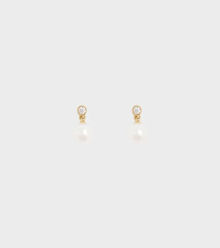 Odile Mini Earrings Gold sold by Dr. Adams