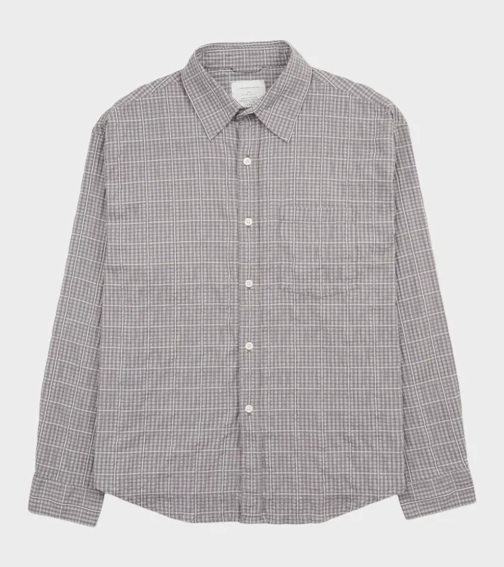 Executive Shirt Grey Textured Check sold by Dr. Adams