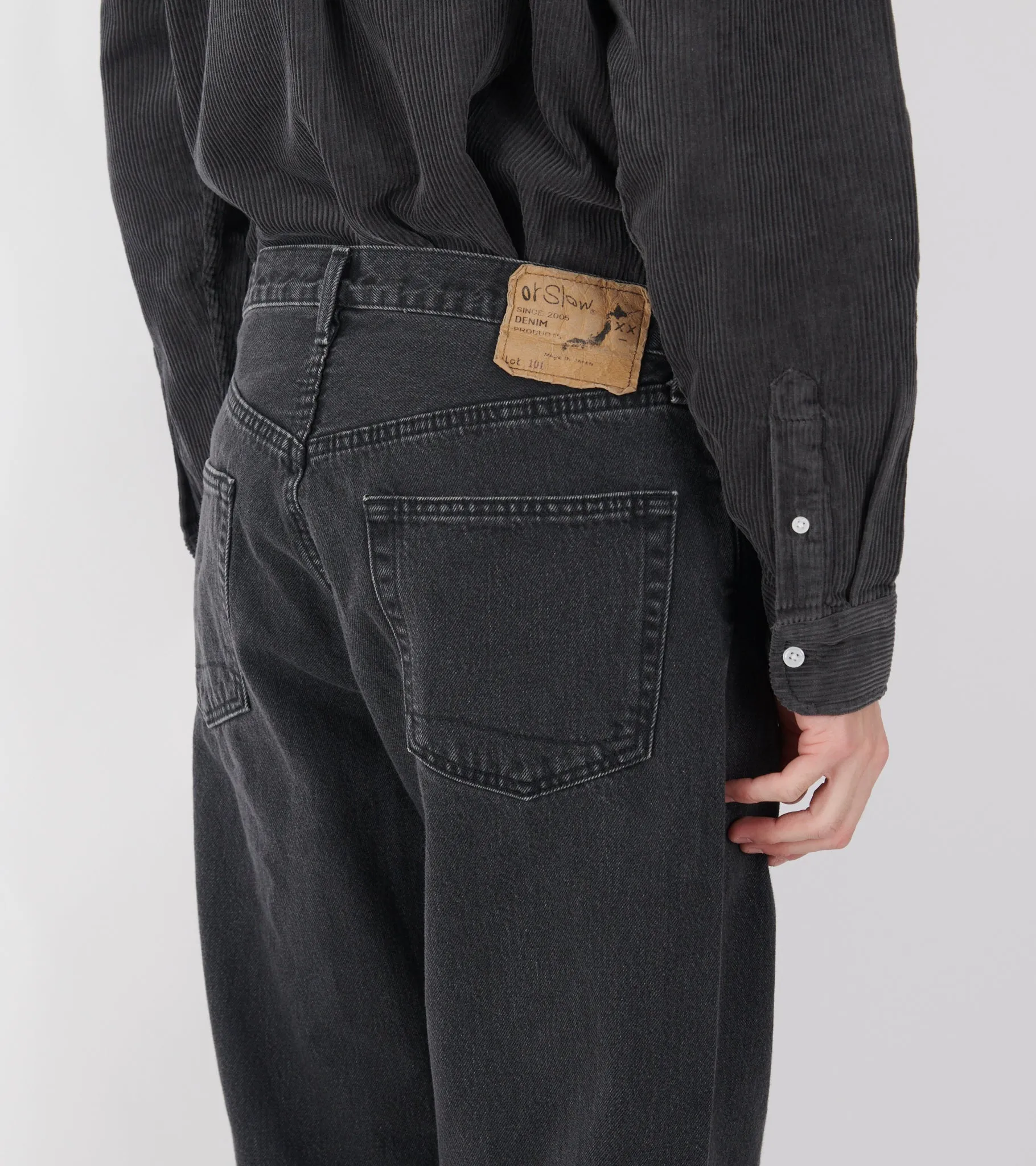 101 Dad Fit Denim Jeans Black Stone Washed sold by Dr. Adams product image thumbnail 4