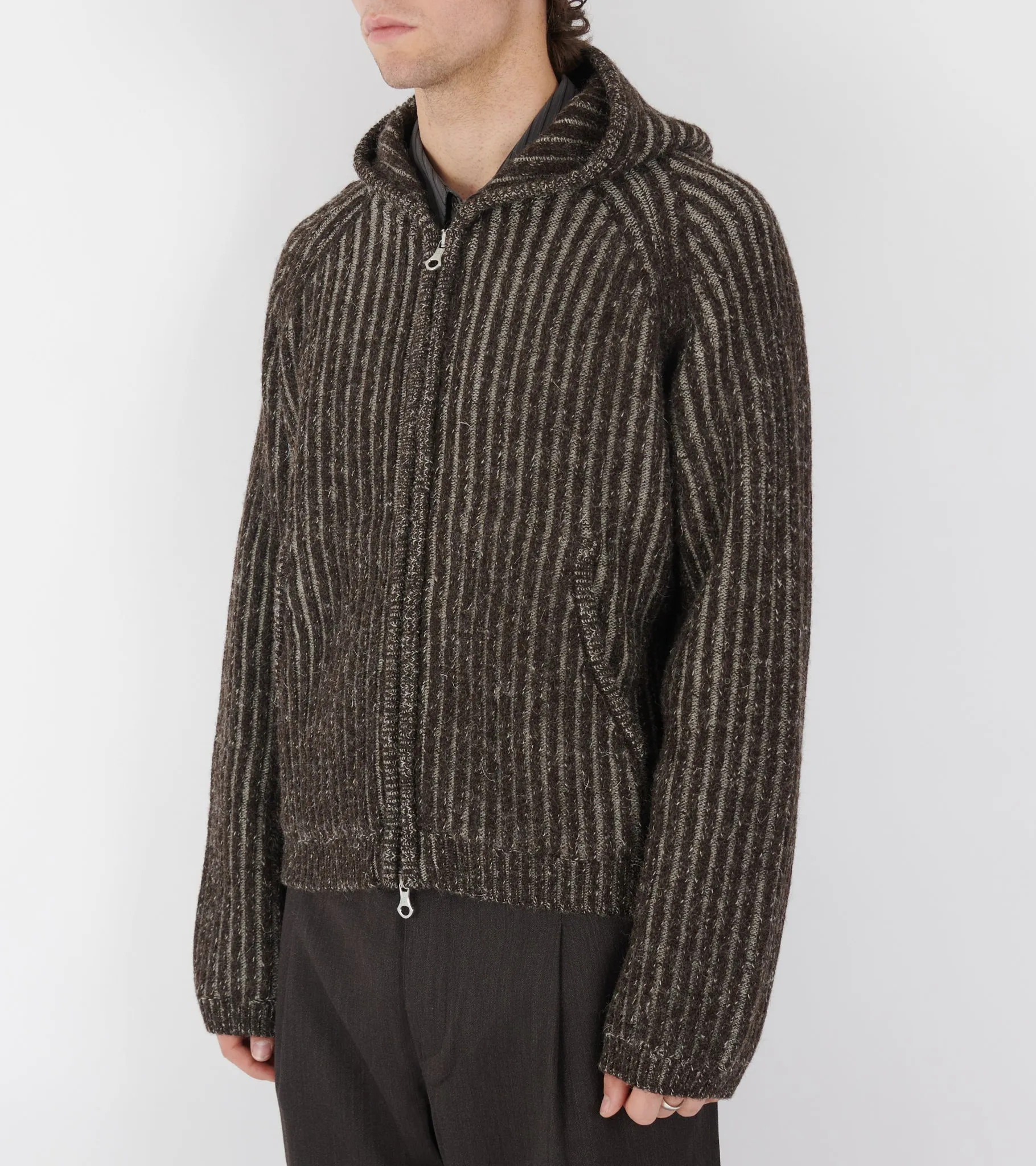 Level Hood Vanise Brown Stripe Isles Wool sold by Dr. Adams product image thumbnail 3