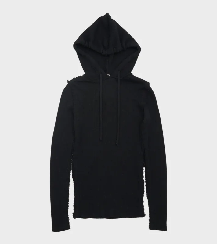 Brim Hoodie Black made by Dr. Adams