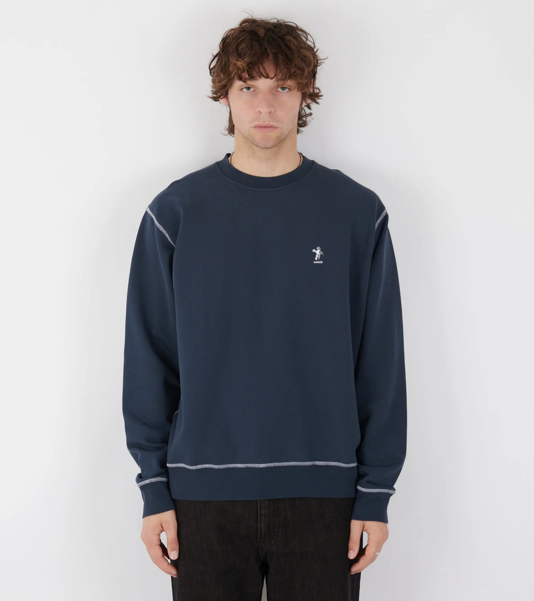 Crew Sweat Navy sold by Dr. Adams product image thumbnail 2