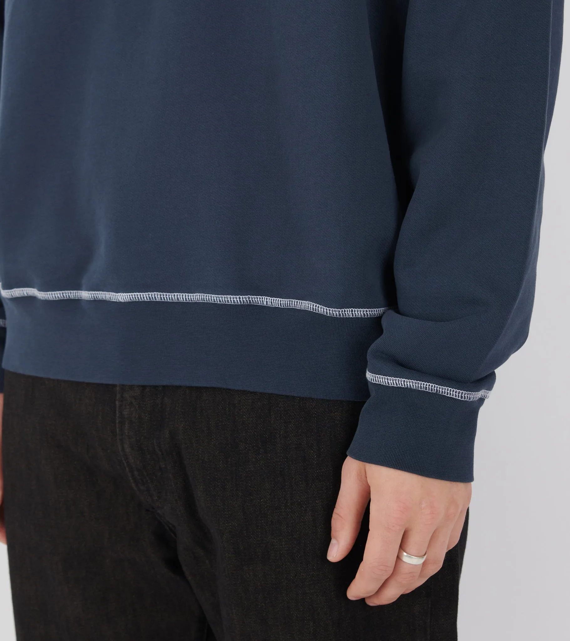 Crew Sweat Navy sold by Dr. Adams product image thumbnail 4