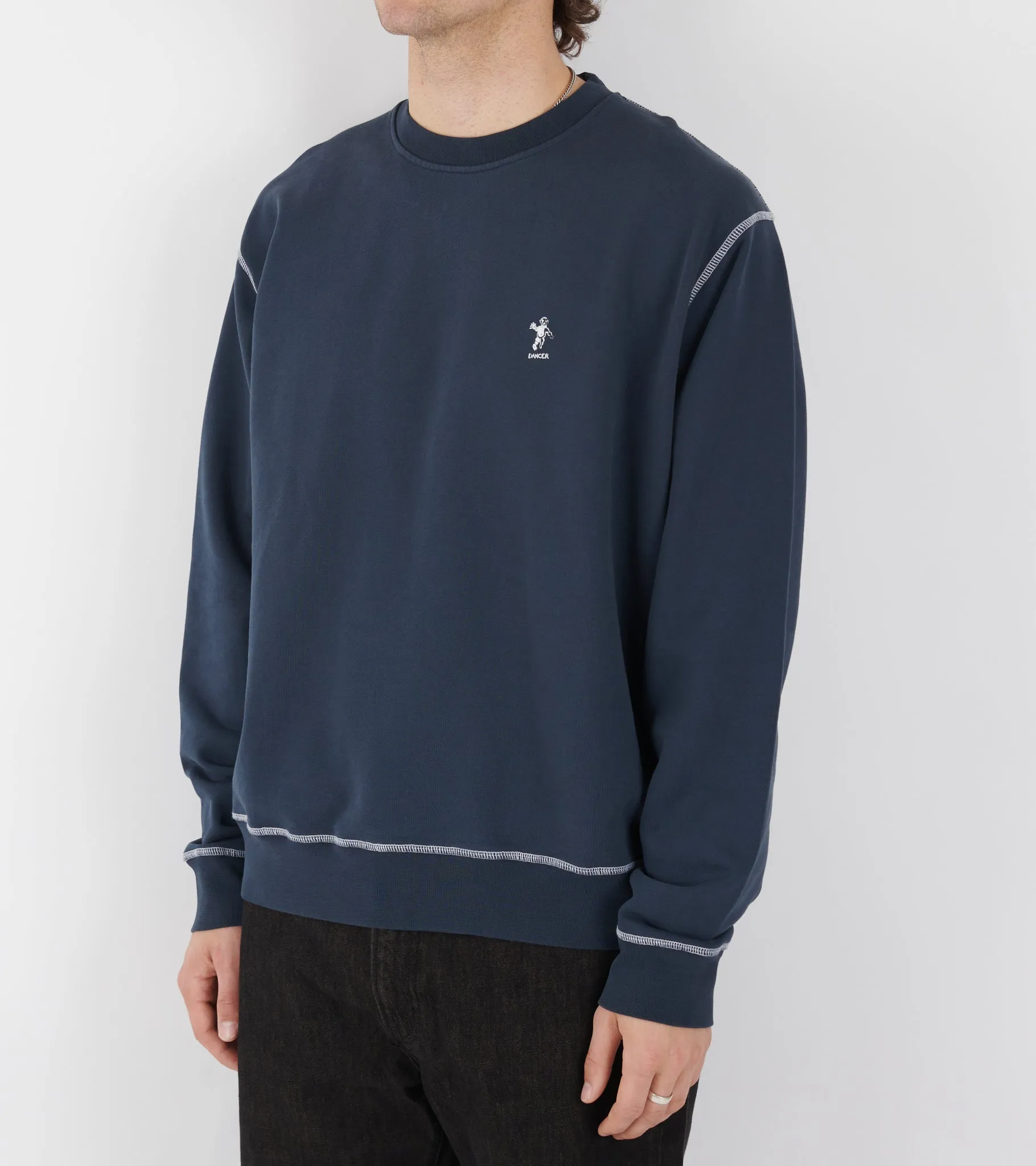 Crew Sweat Navy sold by Dr. Adams product image thumbnail 3