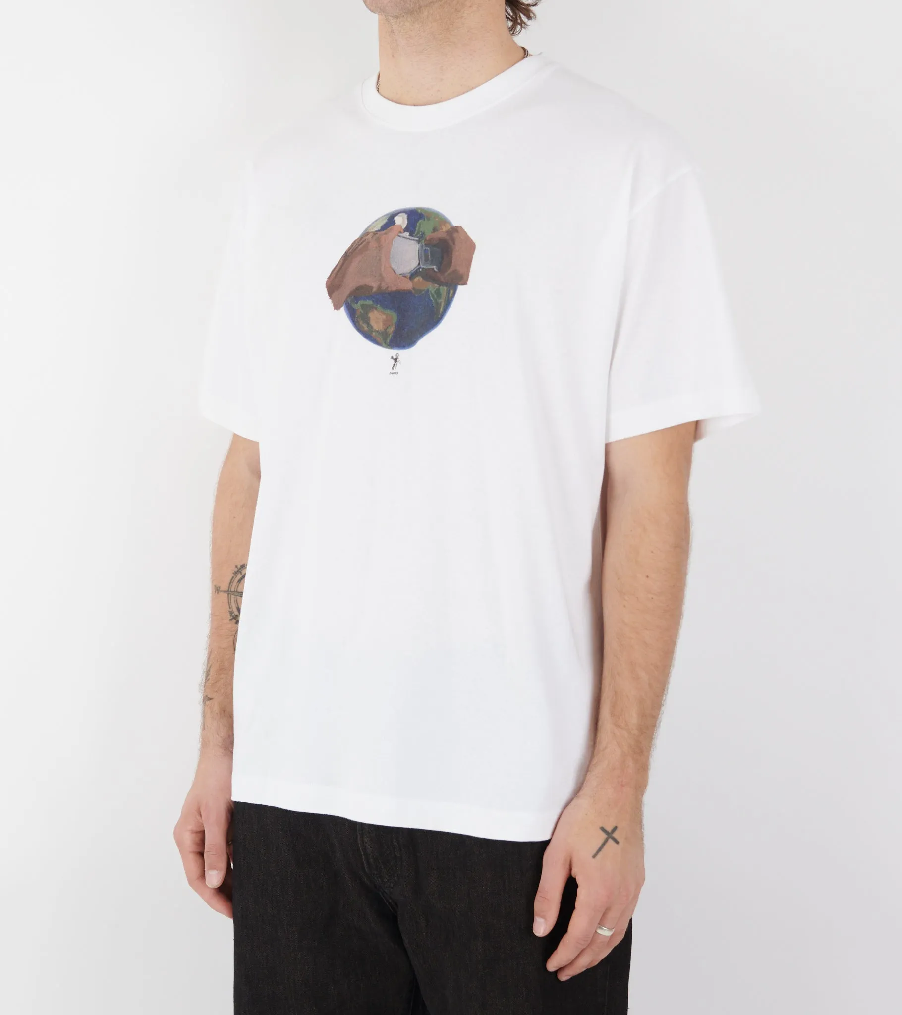 Turbulence Tee White sold by Dr. Adams product image thumbnail 3
