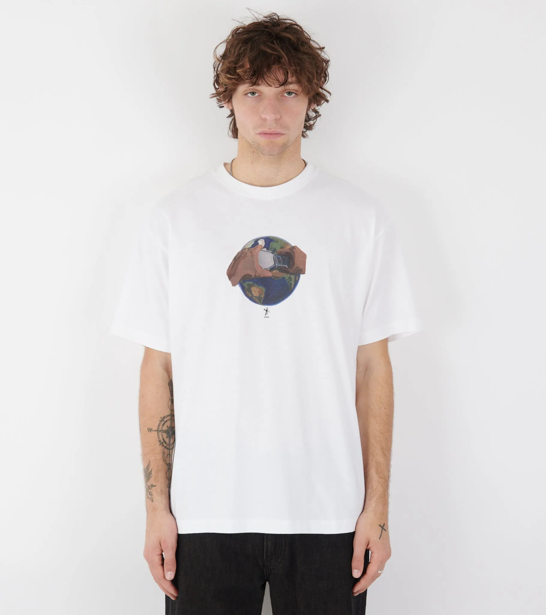 Turbulence Tee White sold by Dr. Adams product image thumbnail 2
