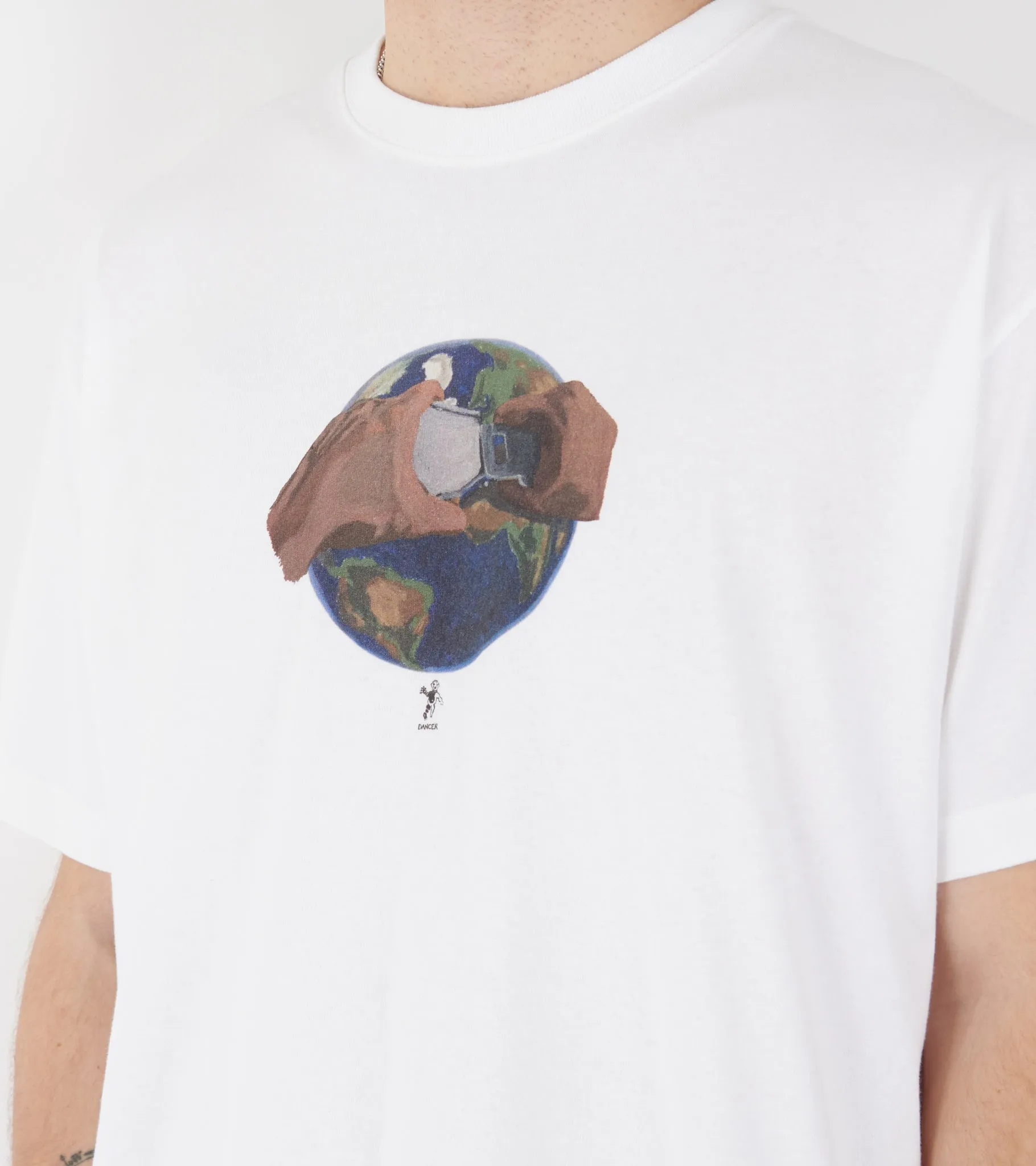 Turbulence Tee White sold by Dr. Adams product image thumbnail 4