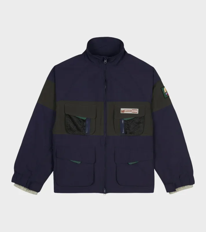 Paneled Snow Jacket Navy sold by Dr. Adams