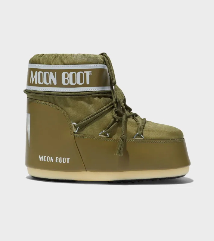 Moon Boot Icon Low Nylon Khaki sold by Dr. Adams