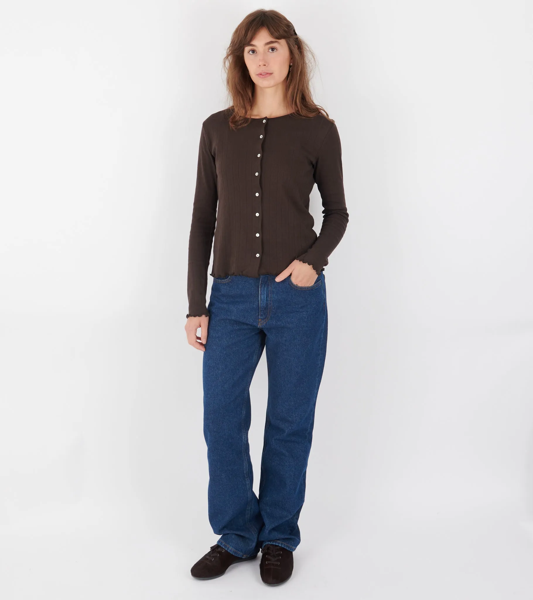Cooper Highwaist Straight Jeans Mid Blue sold by Dr. Adams product image thumbnail 4