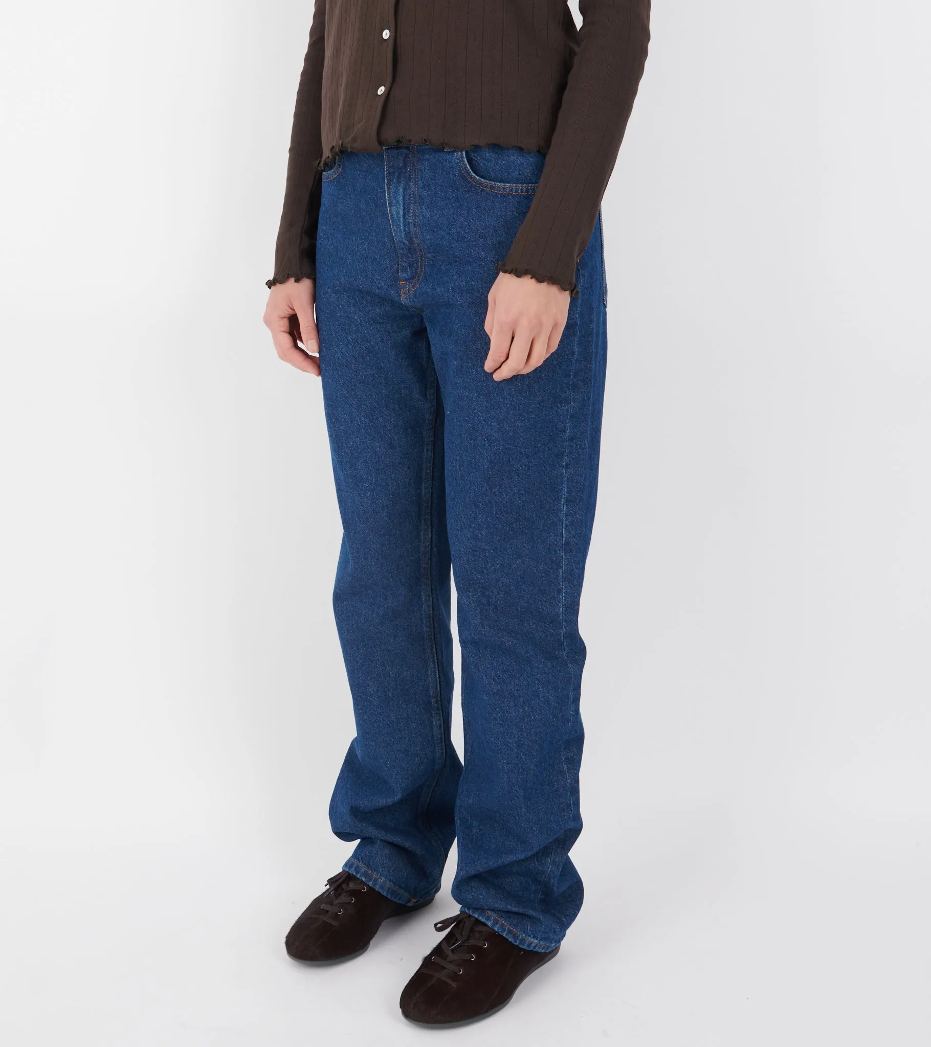 Cooper Highwaist Straight Jeans Mid Blue sold by Dr. Adams product image thumbnail 2