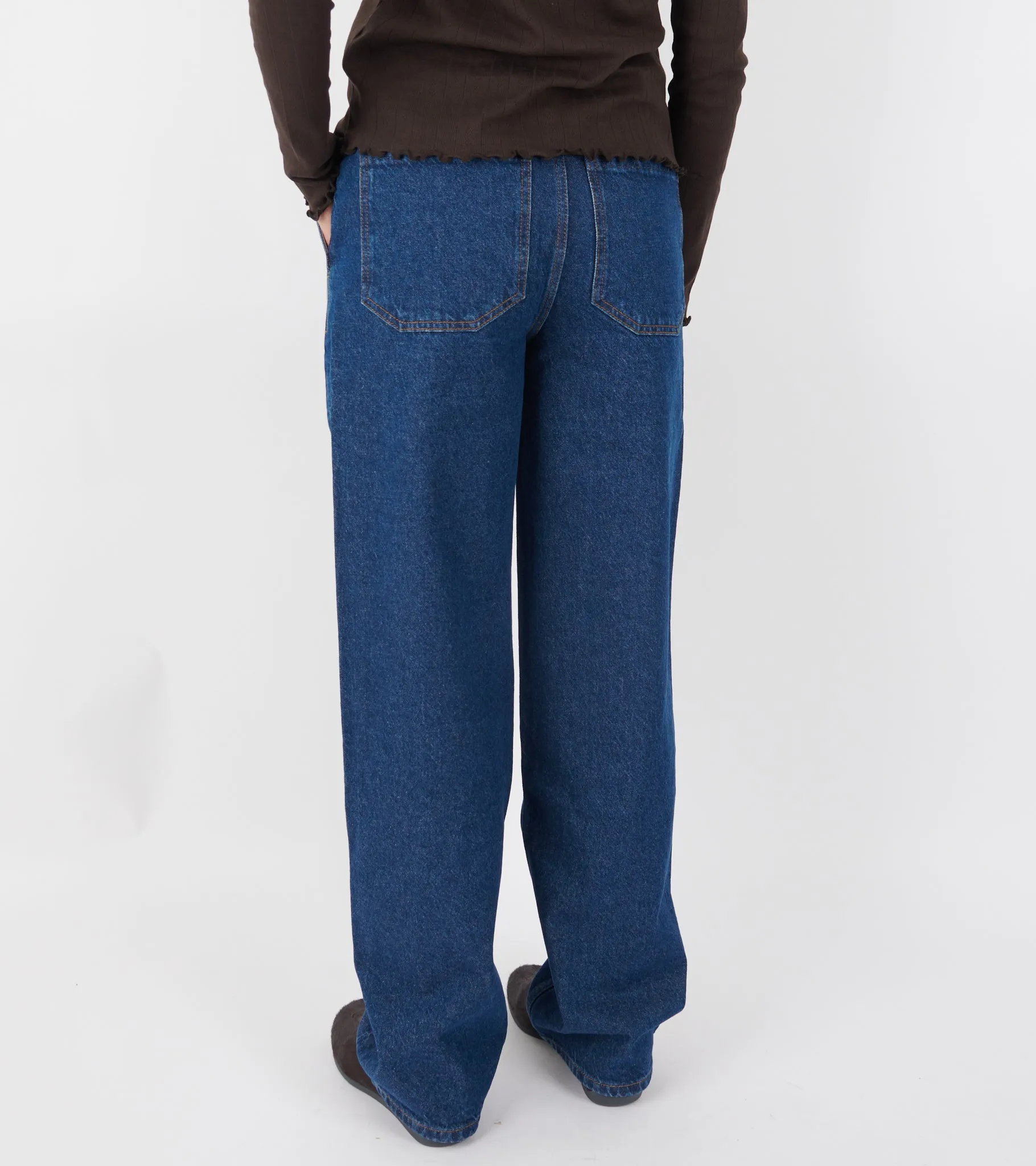 Carlo Midwaist Wide Jeans Mid Blue sold by Dr. Adams product image thumbnail 5