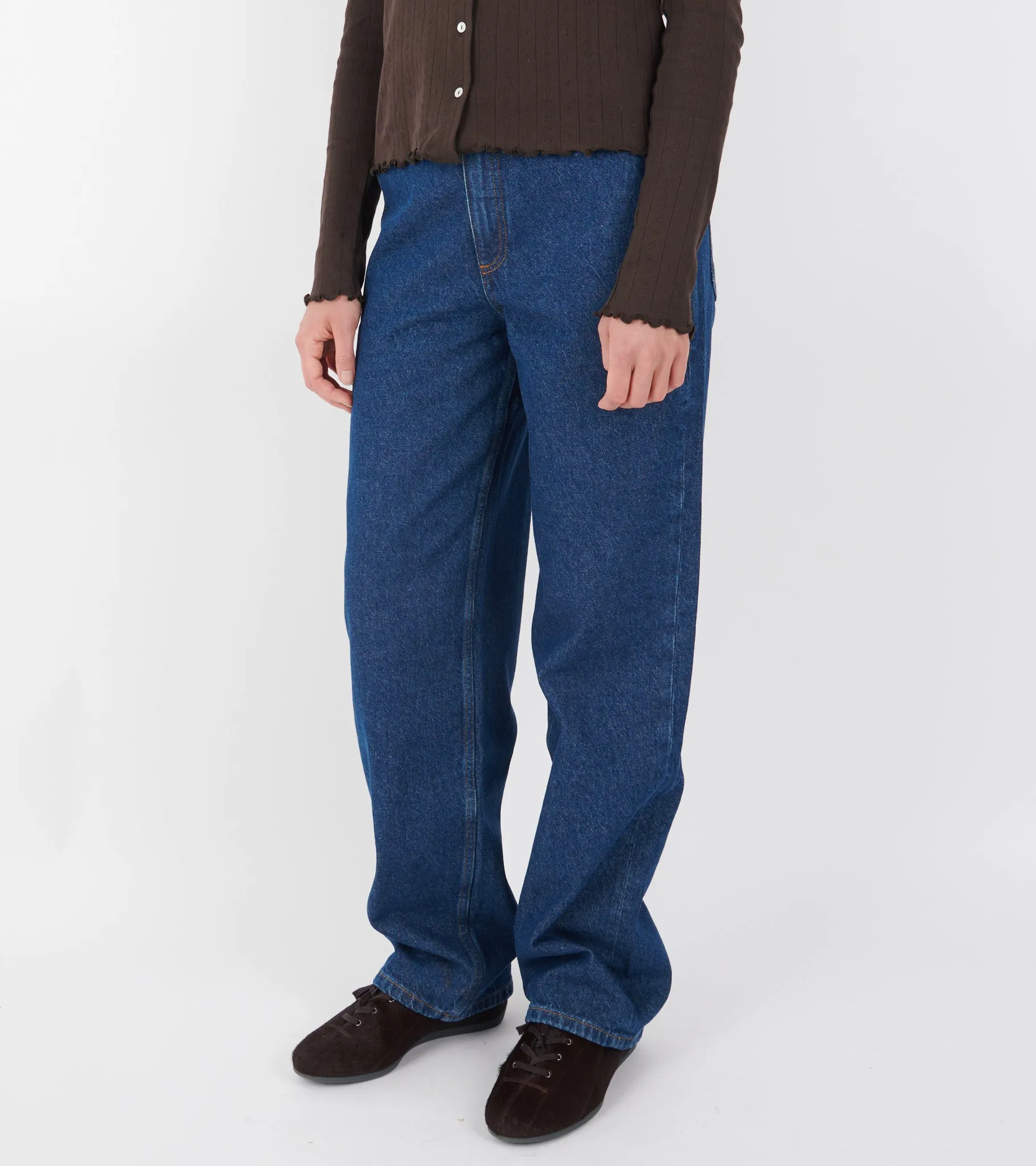 Carlo Midwaist Wide Jeans Mid Blue sold by Dr. Adams product image thumbnail 4