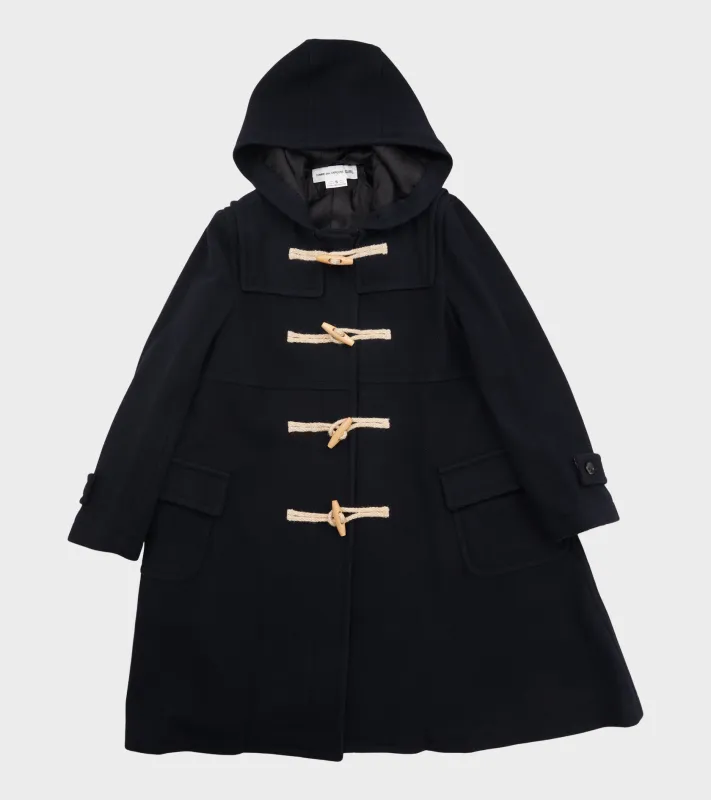 Hooded Wool Coat Navy sold by Dr. Adams