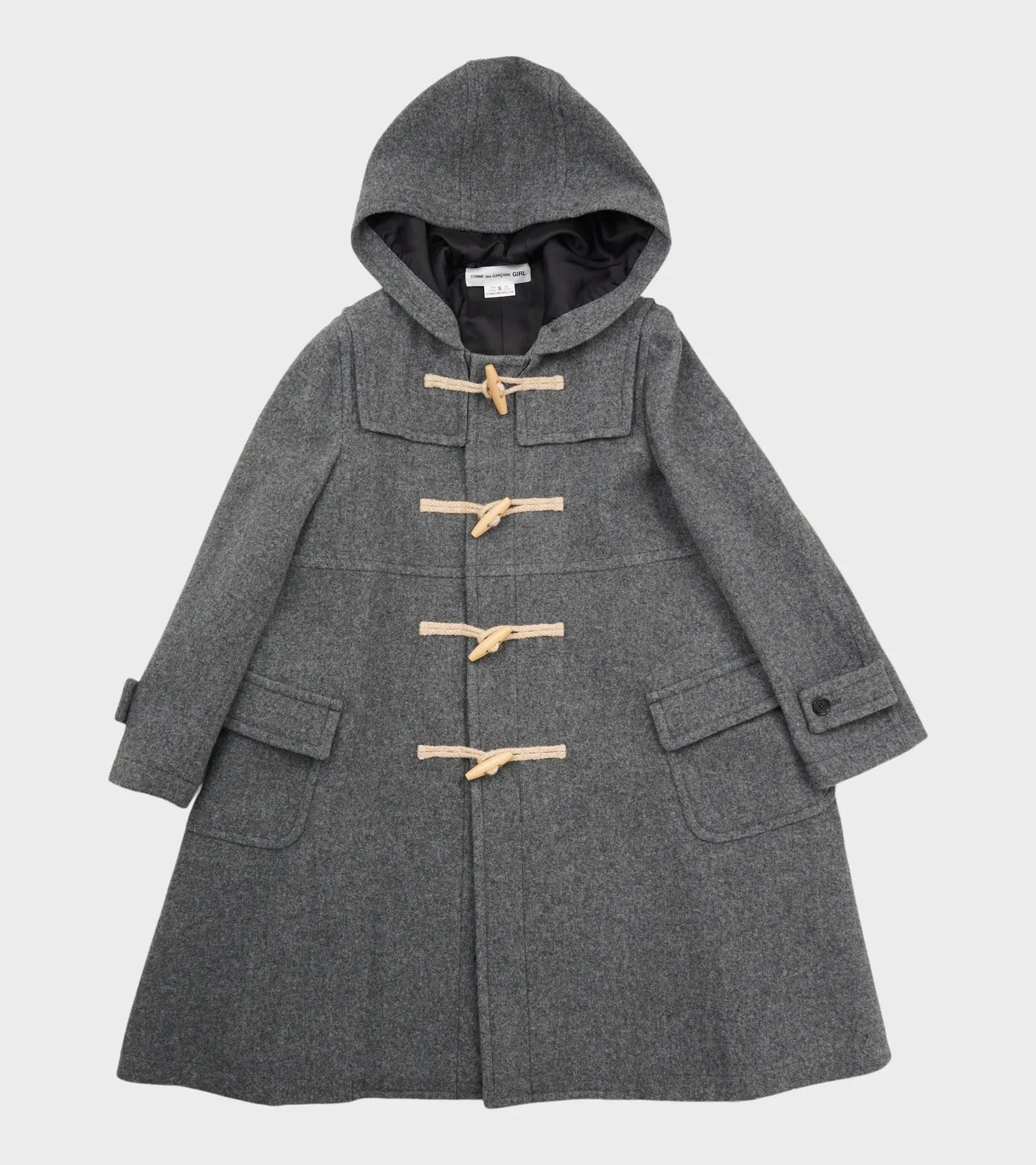 Hooded Wool Coat Grey sold by Dr. Adams